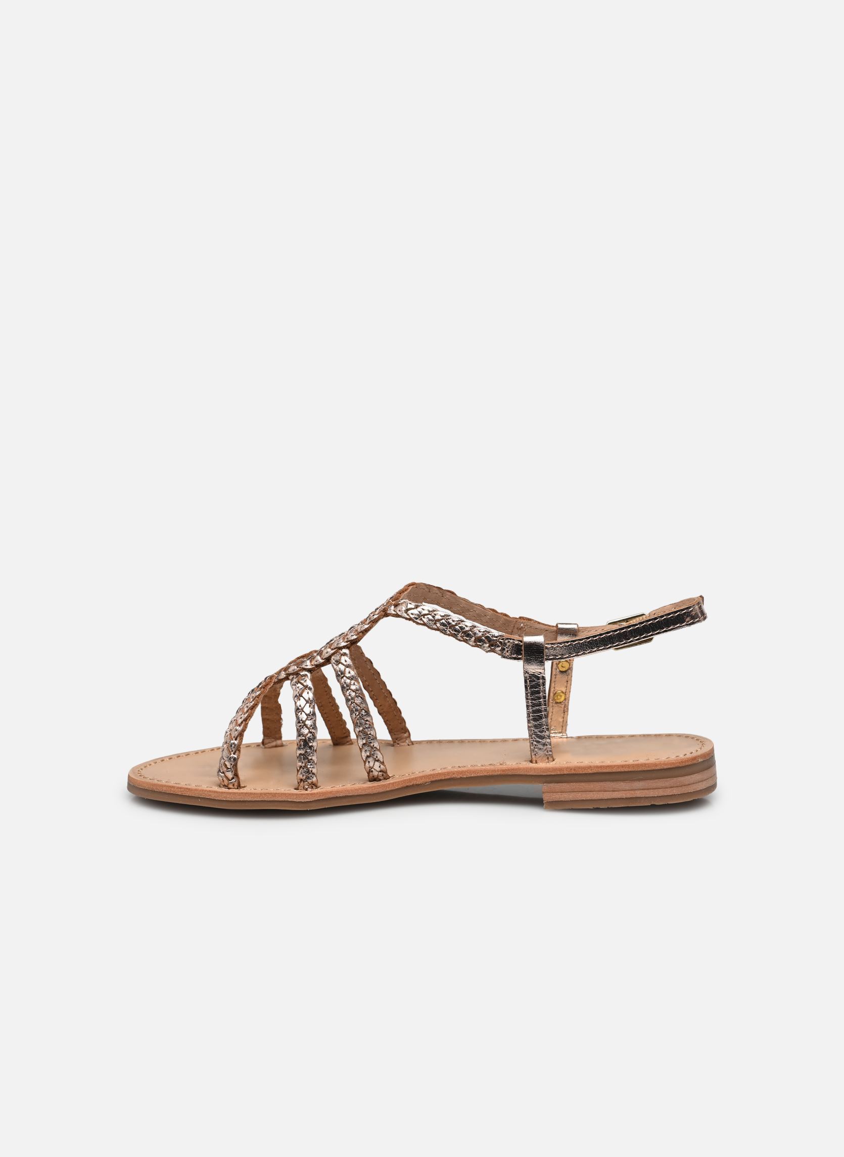 Platte sandalen HEMILTRES dames goud en brons Les Tropéziennes par M Belarbi Platte sandalen HEMILTRES dames goud en brons Or