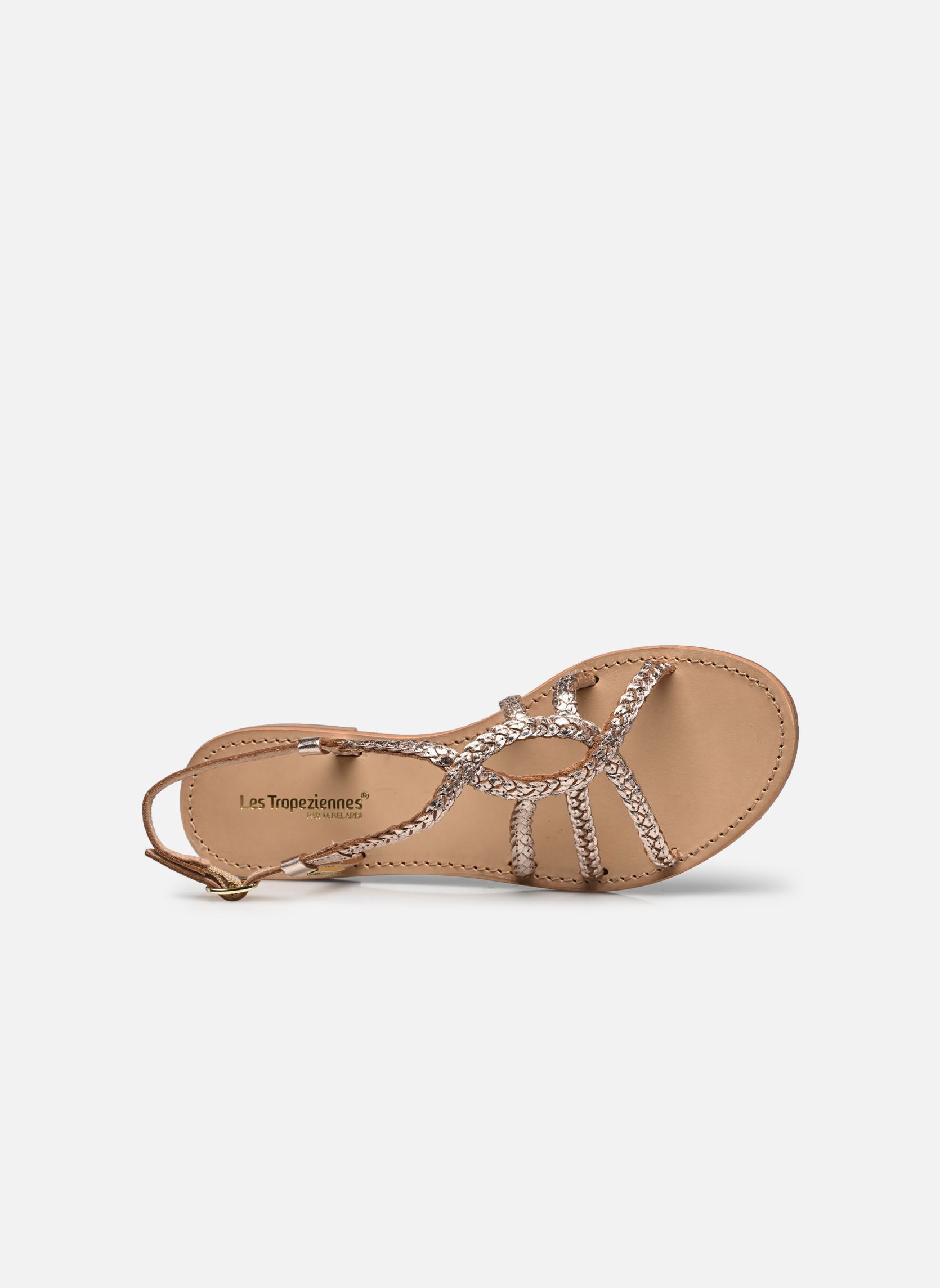 Platte sandalen HEMILTRES dames goud en brons Les Tropéziennes par M Belarbi Platte sandalen HEMILTRES dames goud en brons Or