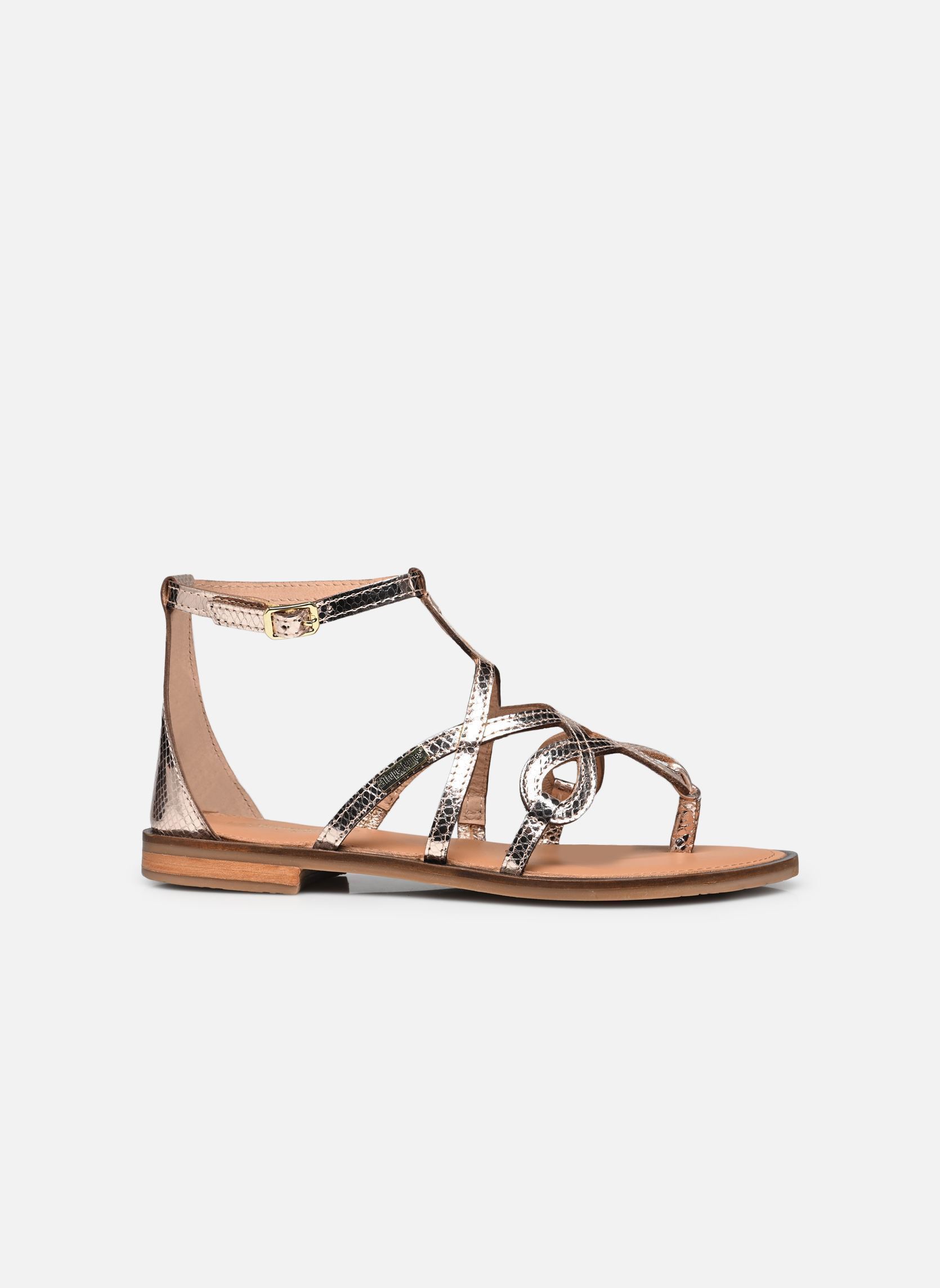 Platte sandalen HARABESQUE dames goud en brons Les Tropéziennes par M Belarbi Platte sandalen HARABESQUE dames goud en brons OR SERPENT