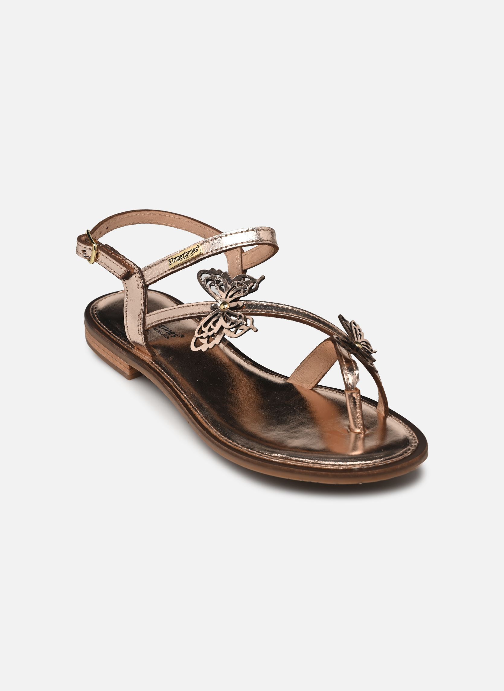 Sandali piatti HESPERI donna oro e bronzo Les Tropéziennes par M Belarbi Sandali piatti HESPERI donna oro e bronzo OR