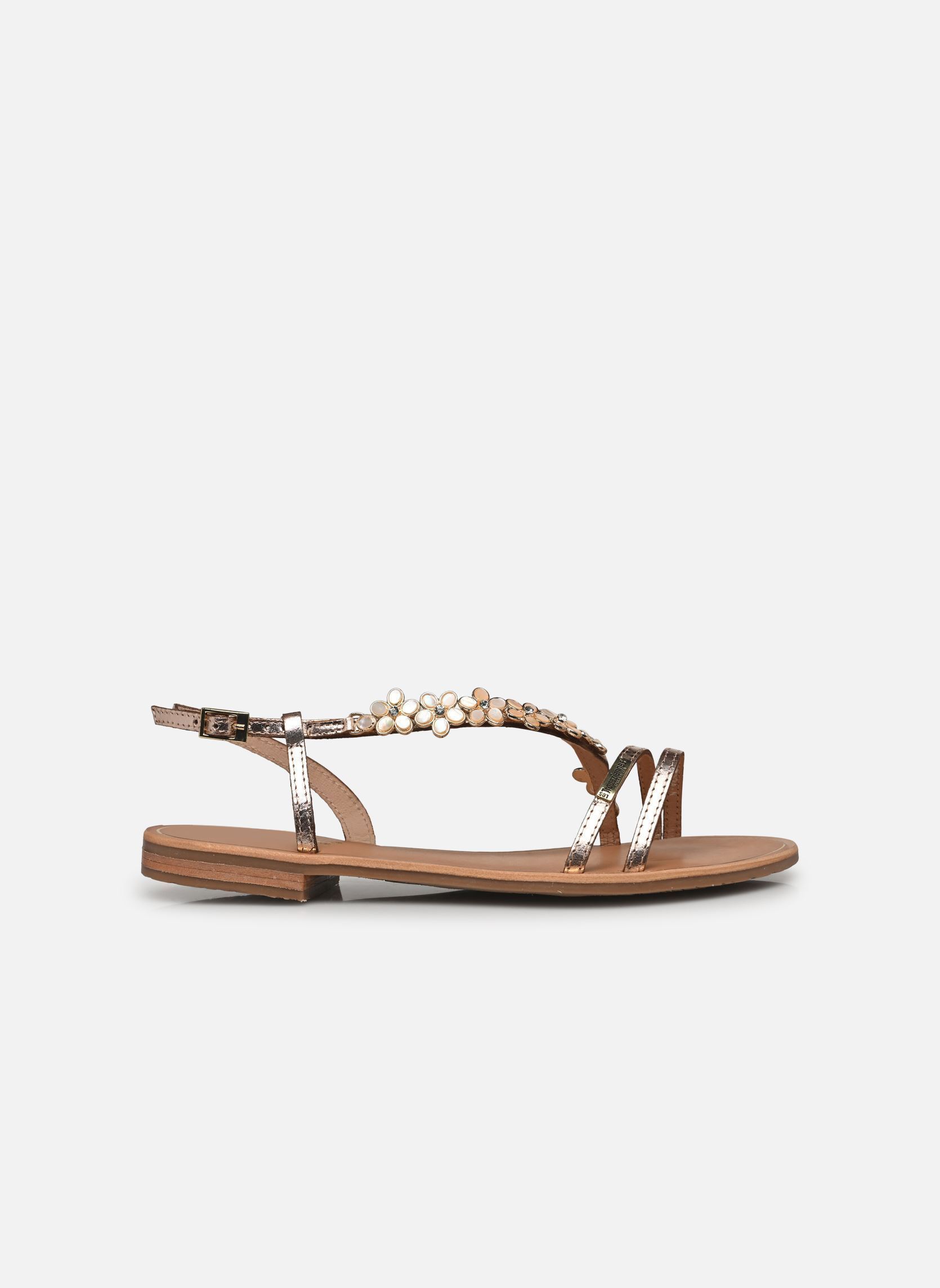 Platte sandalen HOFELLA dames goud en brons Les Tropéziennes par M Belarbi Platte sandalen HOFELLA dames goud en brons OR
