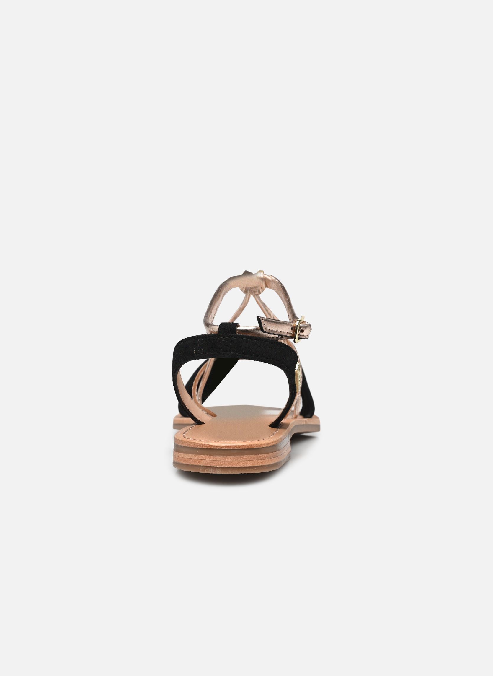 Sandali piatti HIROMAK SUEDE donna nero Les Tropéziennes par M Belarbi Sandali piatti HIROMAK SUEDE donna nero Noir-or
