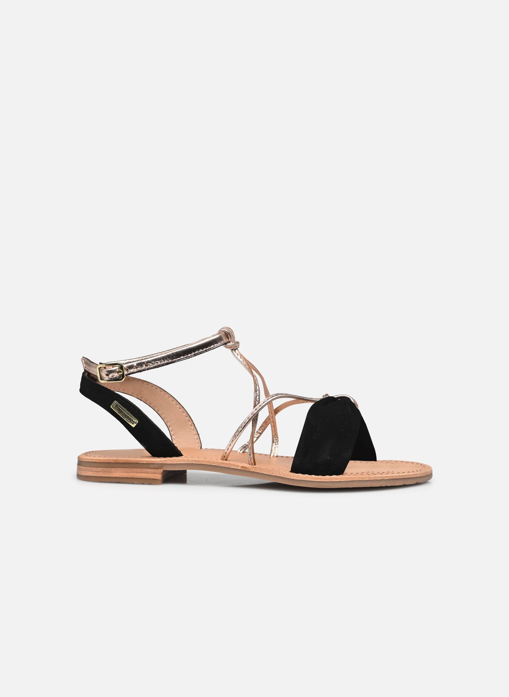 Sandali piatti HIROMAK SUEDE donna nero Les Tropéziennes par M Belarbi Sandali piatti HIROMAK SUEDE donna nero Noir-or