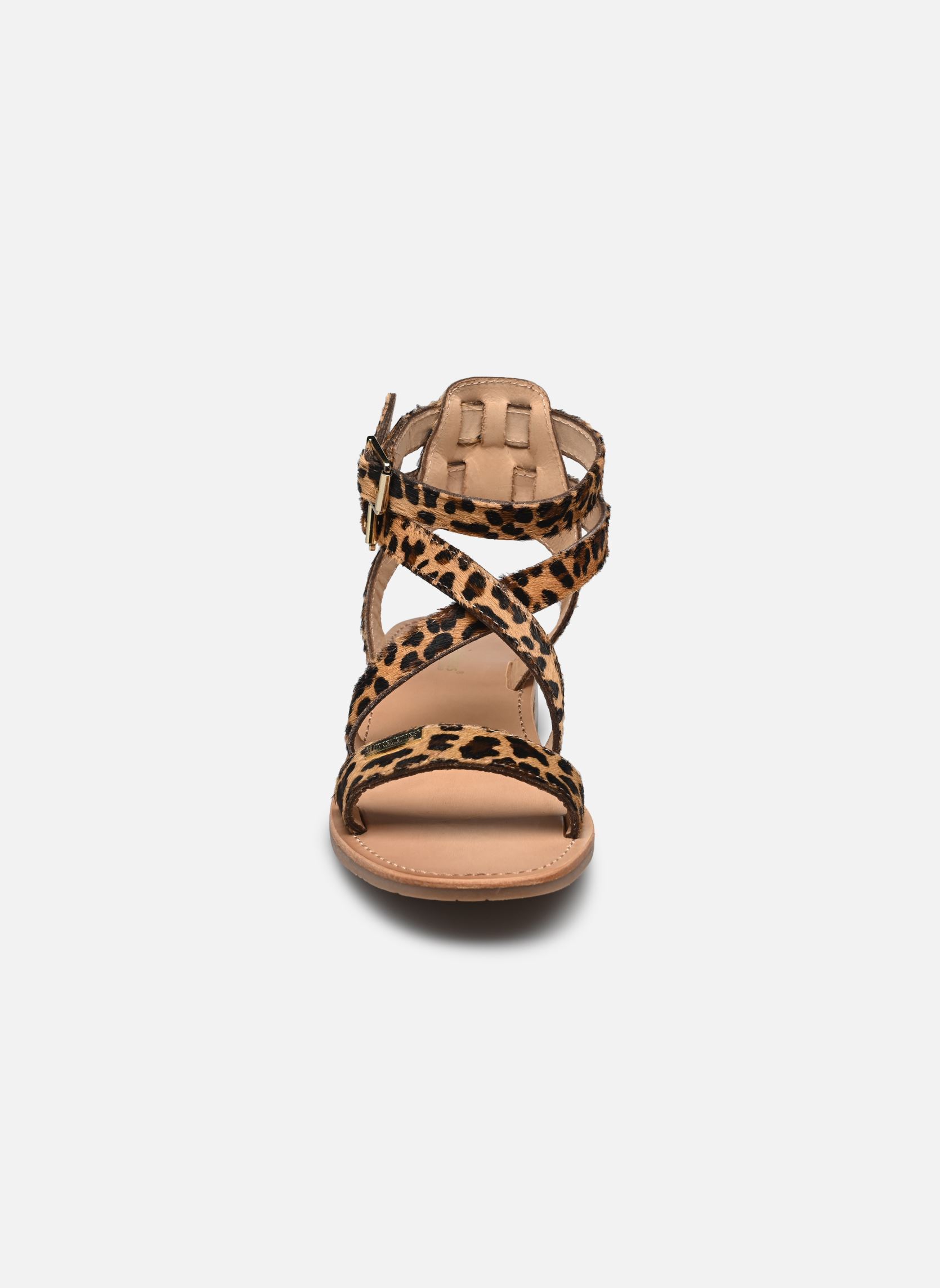 Sandalias planas HOCEANPO mujer beige Les Tropéziennes par M Belarbi Sandalias planas HOCEANPO mujer beige LEOPARD