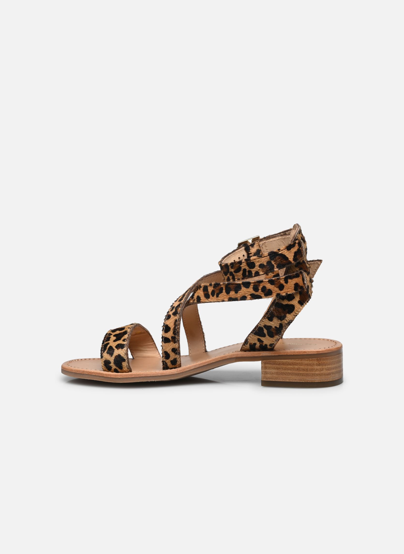 Sandalias planas HOCEANPO mujer beige Les Tropéziennes par M Belarbi Sandalias planas HOCEANPO mujer beige LEOPARD