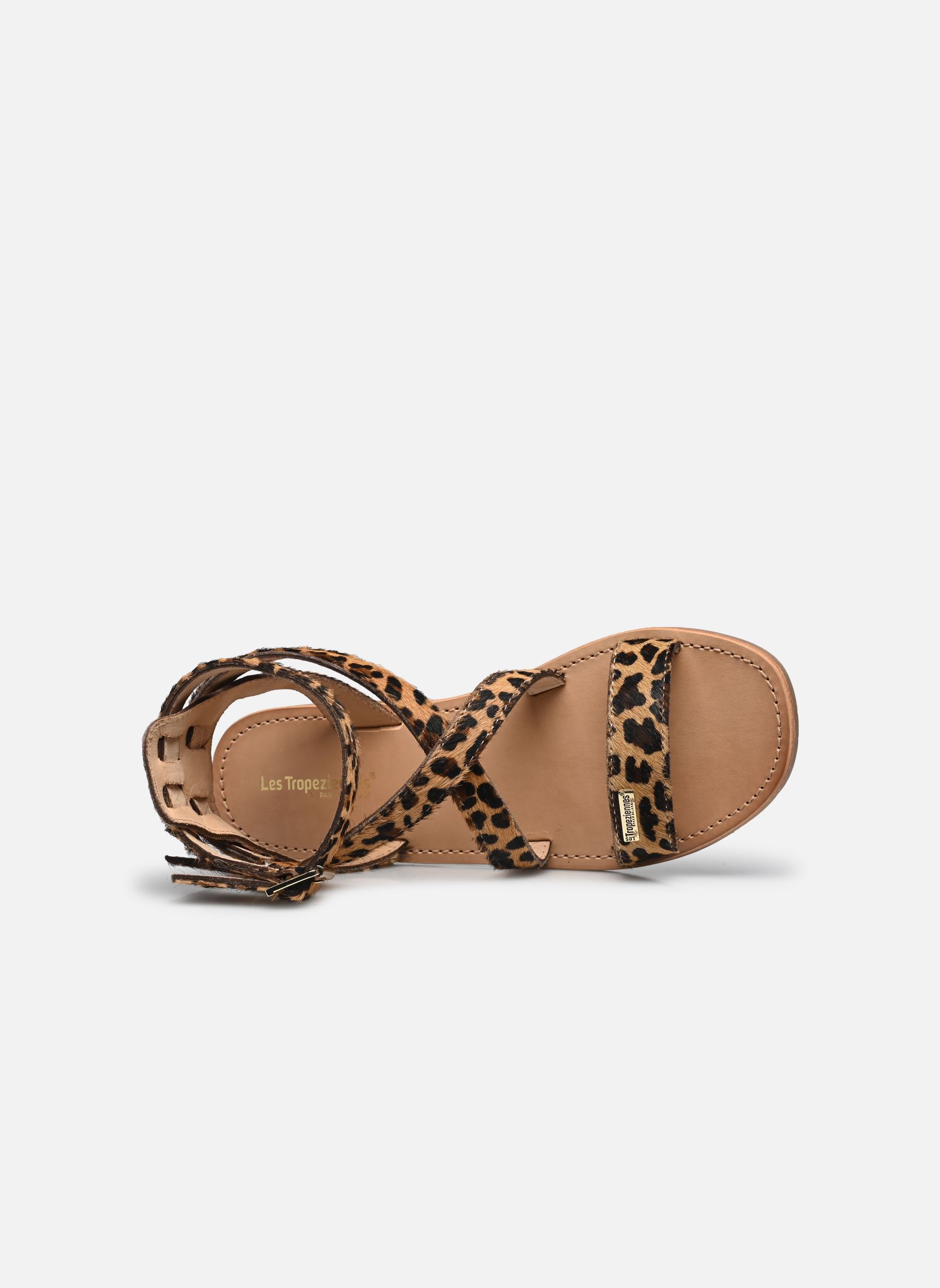 Sandalias planas HOCEANPO mujer beige Les Tropéziennes par M Belarbi Sandalias planas HOCEANPO mujer beige LEOPARD