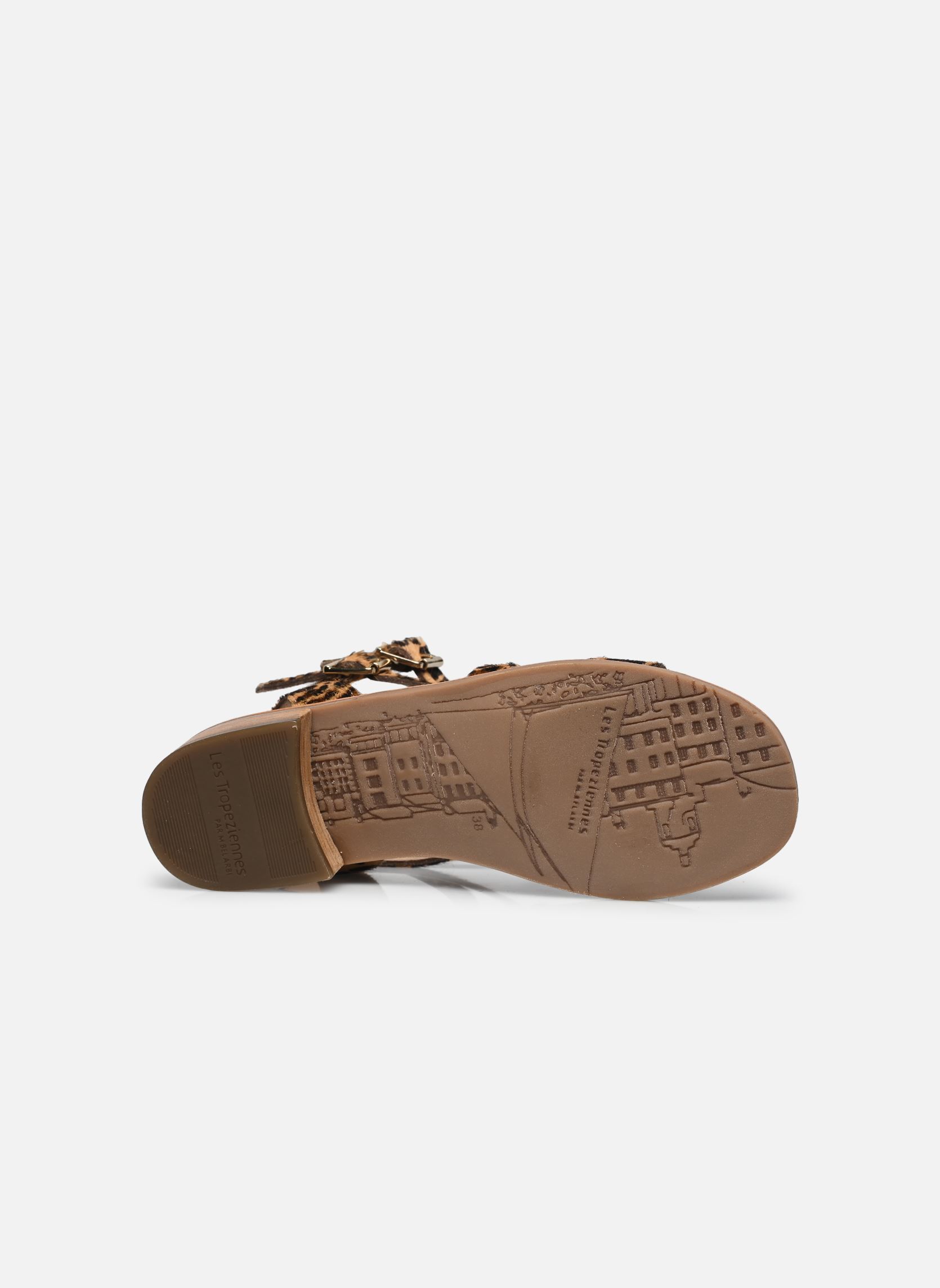 Sandalias planas HOCEANPO mujer beige Les Tropéziennes par M Belarbi Sandalias planas HOCEANPO mujer beige LEOPARD