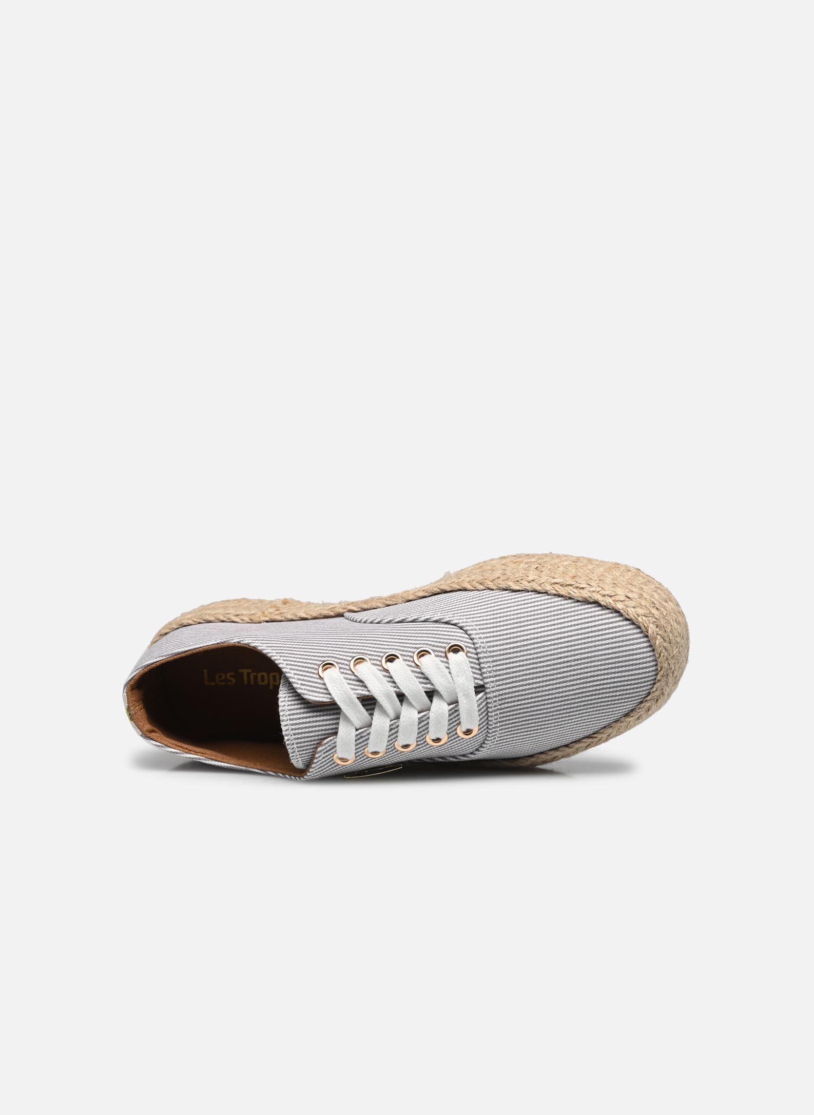 Leinen-Sneaker COSMIC PRINT damen beige Les Tropéziennes par M Belarbi Leinen-Sneaker COSMIC PRINT damen beige BEIGE RAYURES F