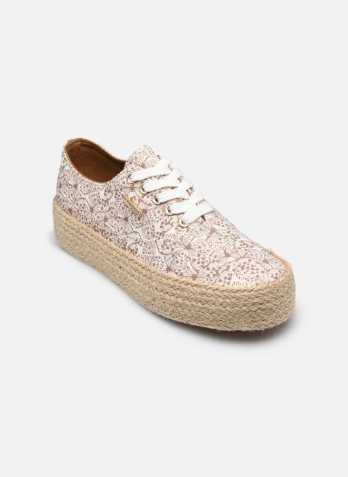 Les Tropéziennes par M Belarbi Baskets toile COSMIC PRINT femme beige