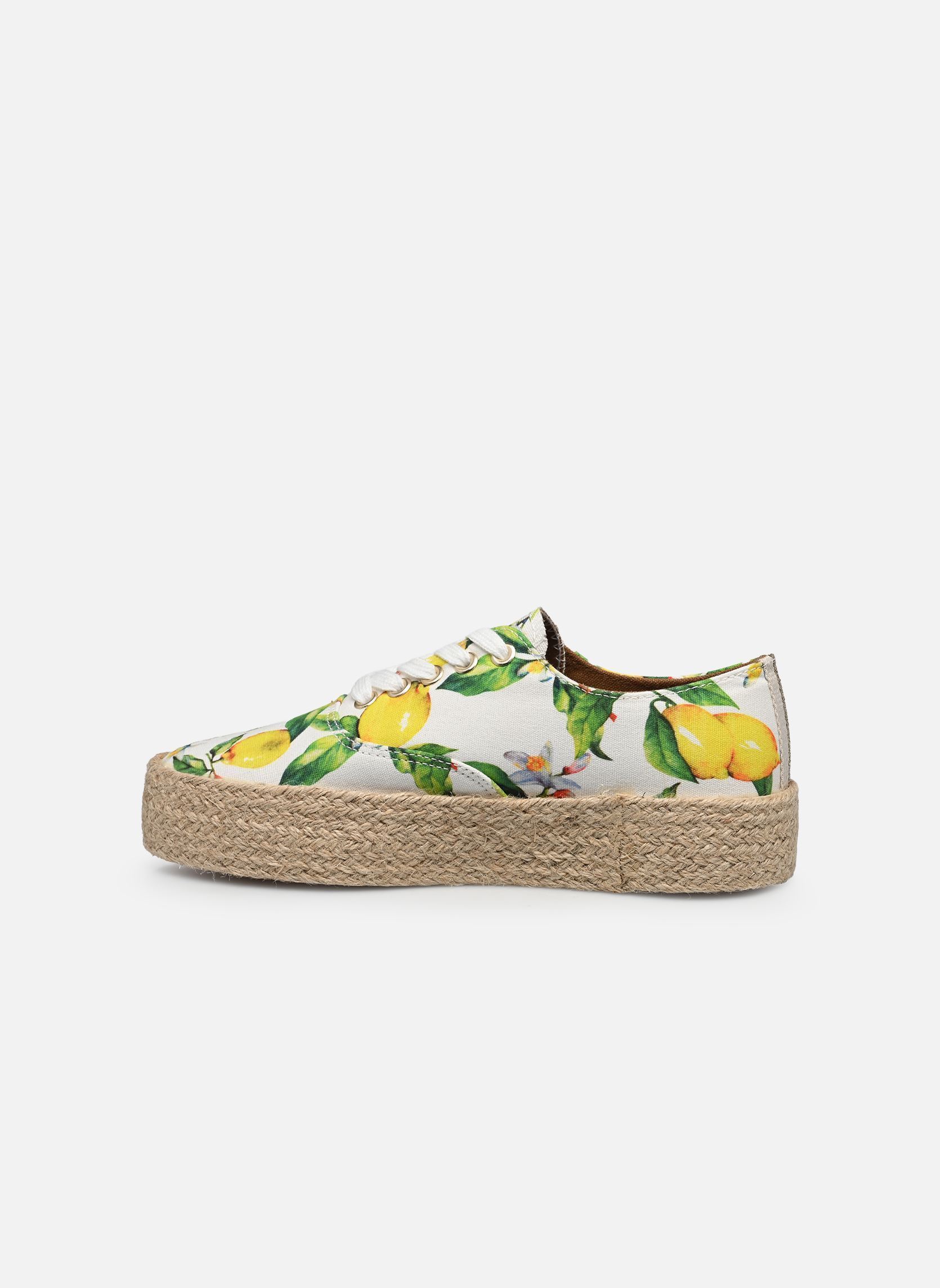 Leinen-Sneaker COSMIC PRINT damen mehrfarbig Les Tropéziennes par M Belarbi Leinen-Sneaker COSMIC PRINT damen mehrfarbig JAUNE CITRON