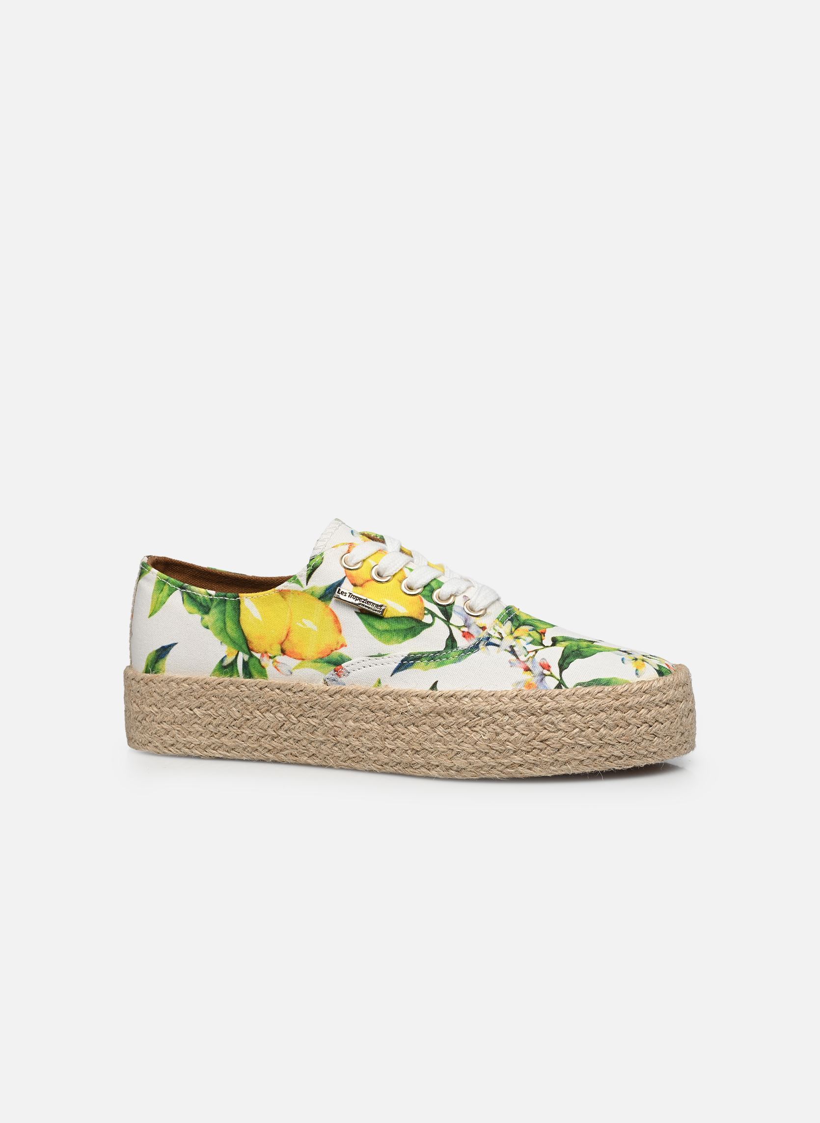 Leinen-Sneaker COSMIC PRINT damen mehrfarbig Les Tropéziennes par M Belarbi Leinen-Sneaker COSMIC PRINT damen mehrfarbig JAUNE CITRON