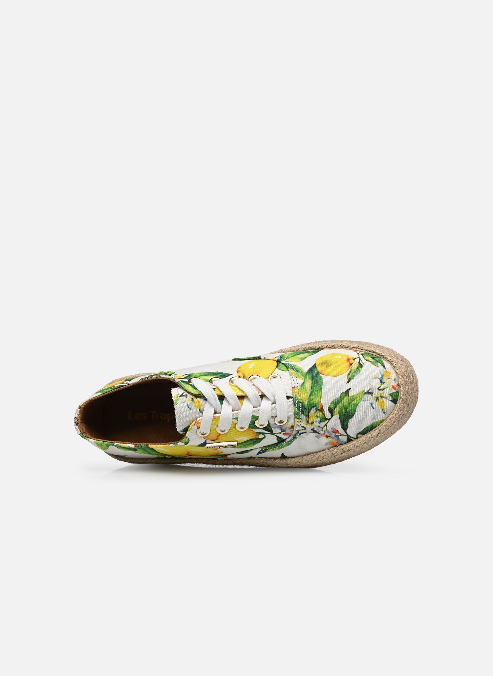 Leinen-Sneaker COSMIC PRINT damen mehrfarbig Les Tropéziennes par M Belarbi Leinen-Sneaker COSMIC PRINT damen mehrfarbig JAUNE CITRON