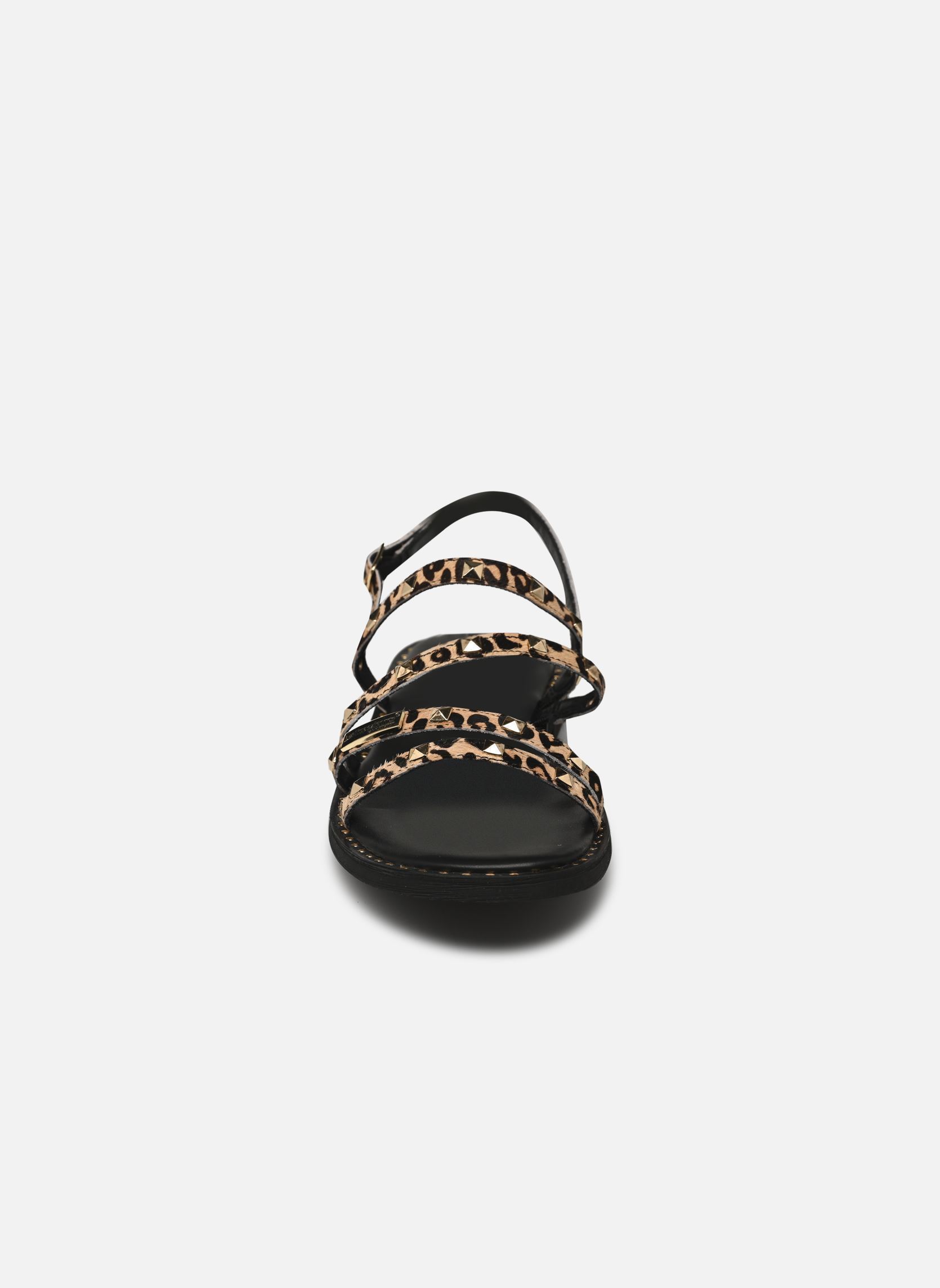 Sandales plates CORABEL LEO femme beige Les Tropéziennes par M Belarbi Sandales plates CORABEL LEO femme beige Leopard