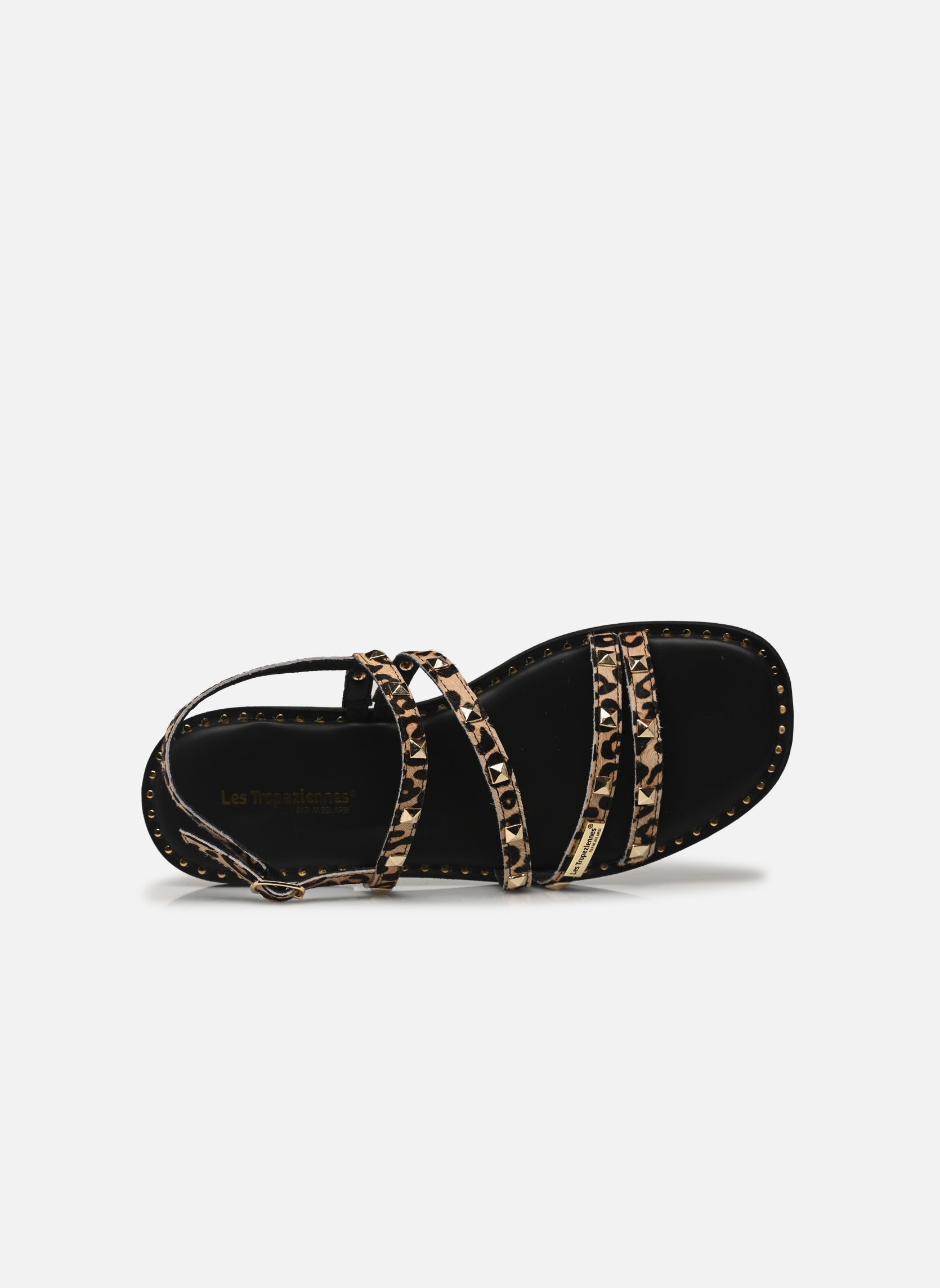 Sandales plates CORABEL LEO femme beige Les Tropéziennes par M Belarbi Sandales plates CORABEL LEO femme beige Leopard