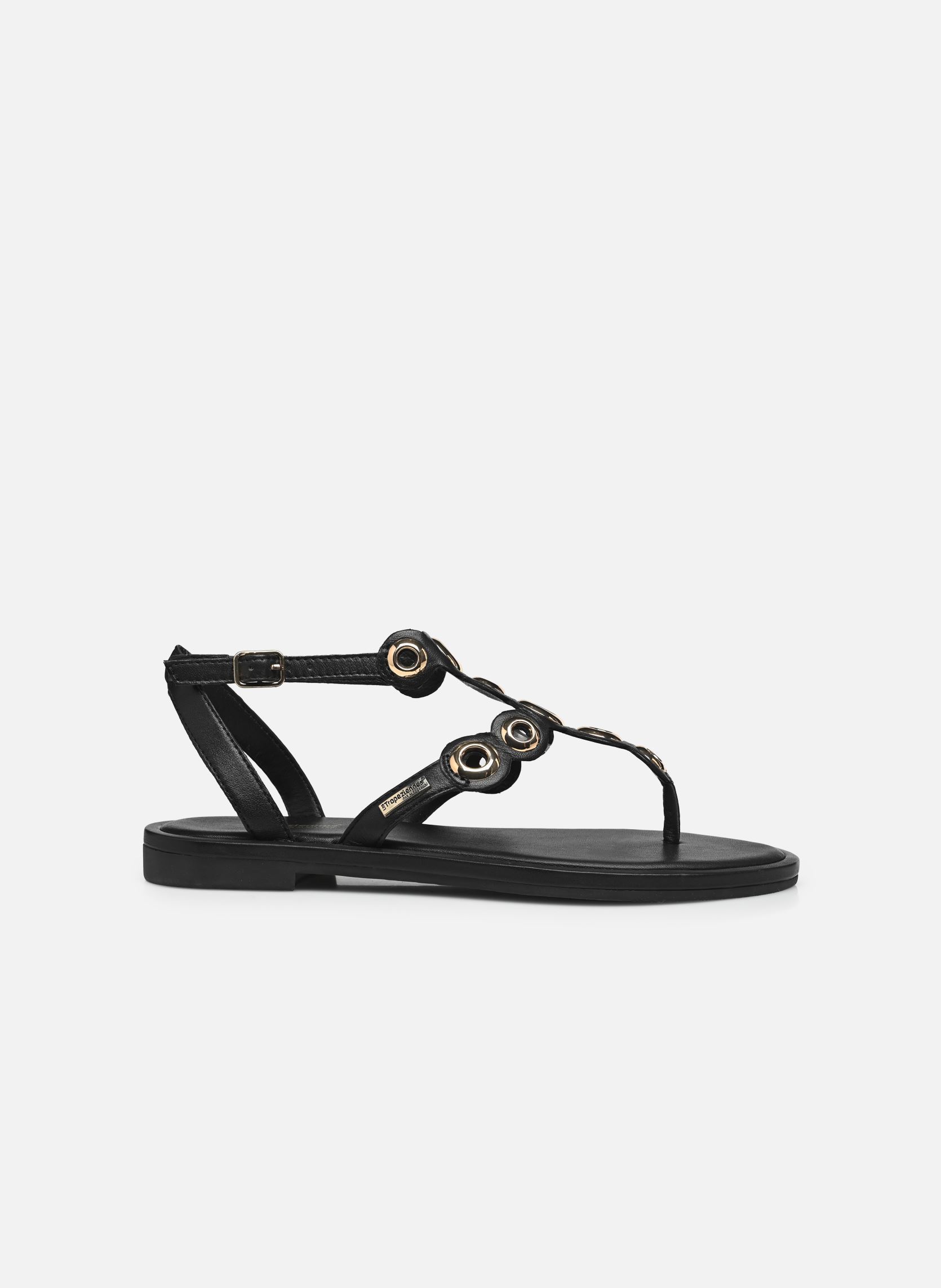 Flache Sandalen OBALY damen schwarz Les Tropéziennes par M Belarbi Flache Sandalen OBALY damen schwarz NOIR