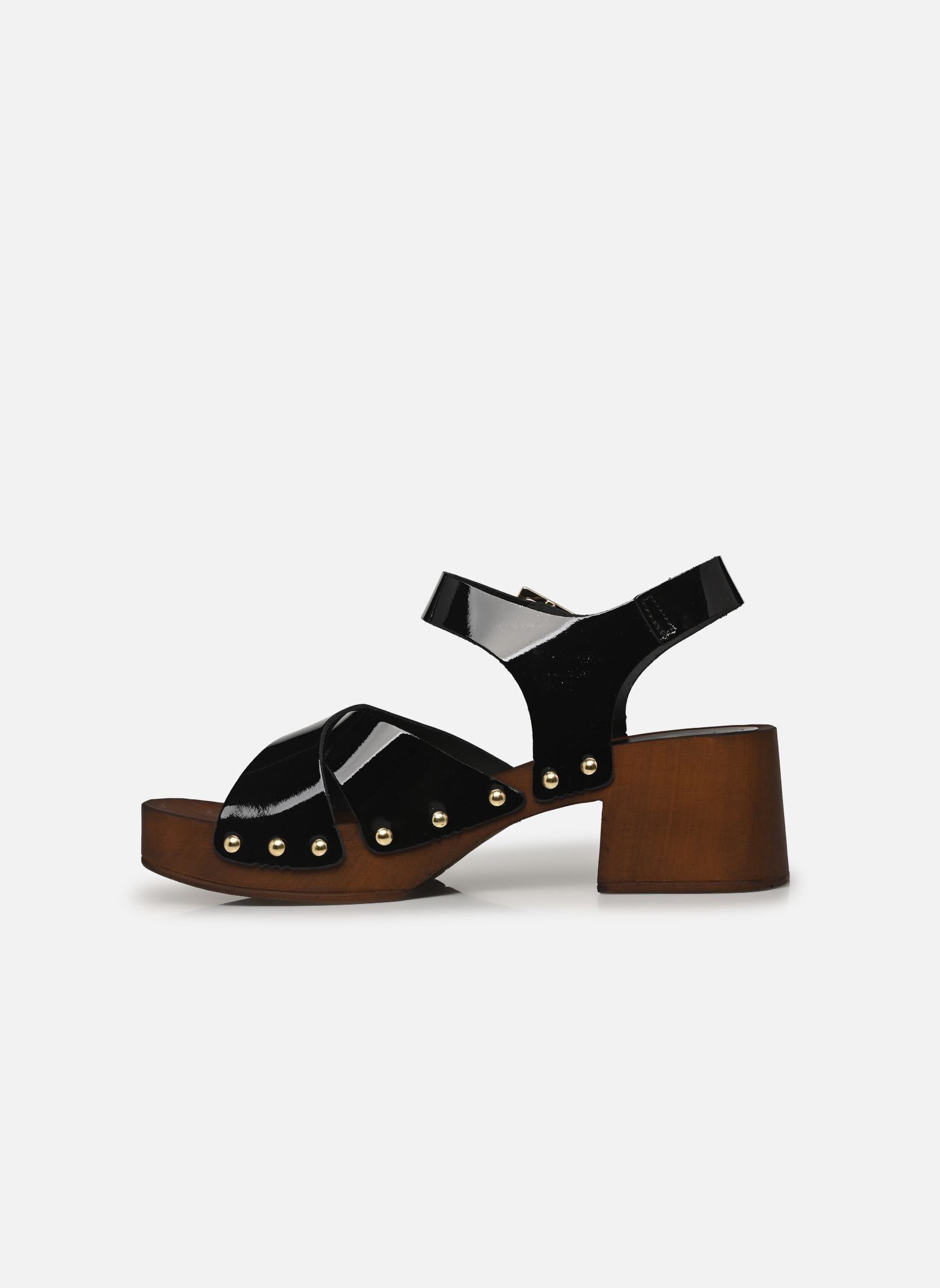 Sandales PAOLITA femme noir Les Tropéziennes par M Belarbi Sandales PAOLITA femme noir Noir Vernis