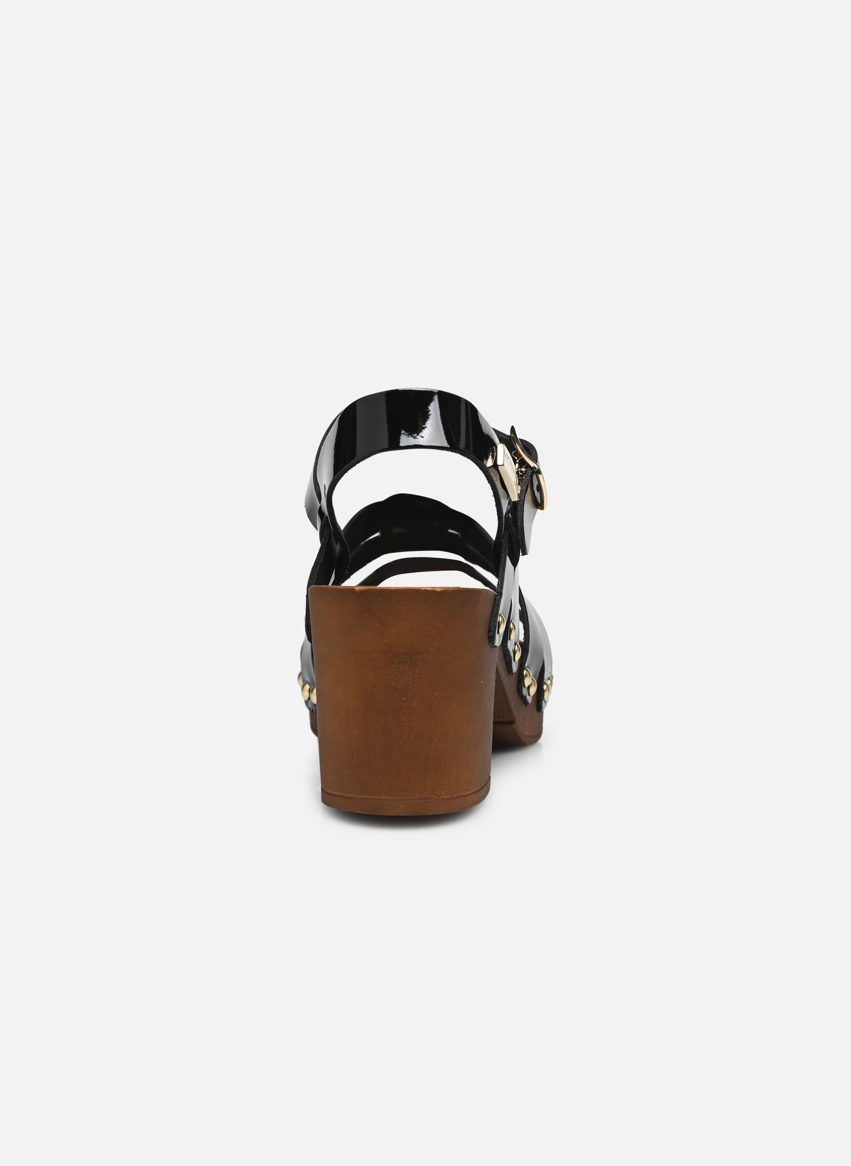 Sandalias POLLY mujer negro Les Tropéziennes par M Belarbi Sandalias POLLY mujer negro Noir Vernis