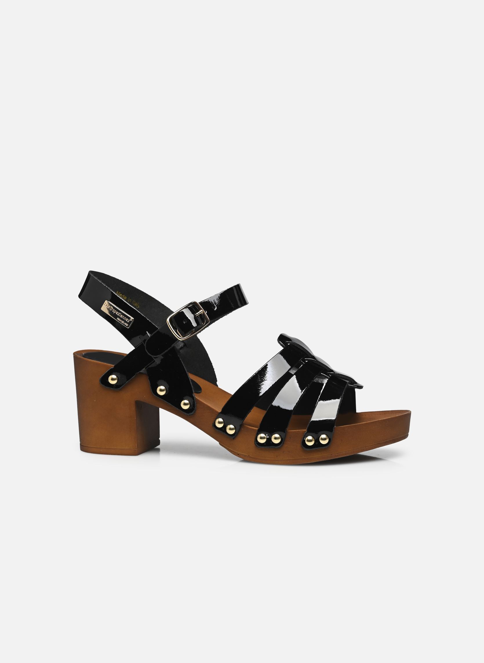 Sandalias POLLY mujer negro Les Tropéziennes par M Belarbi Sandalias POLLY mujer negro Noir Vernis