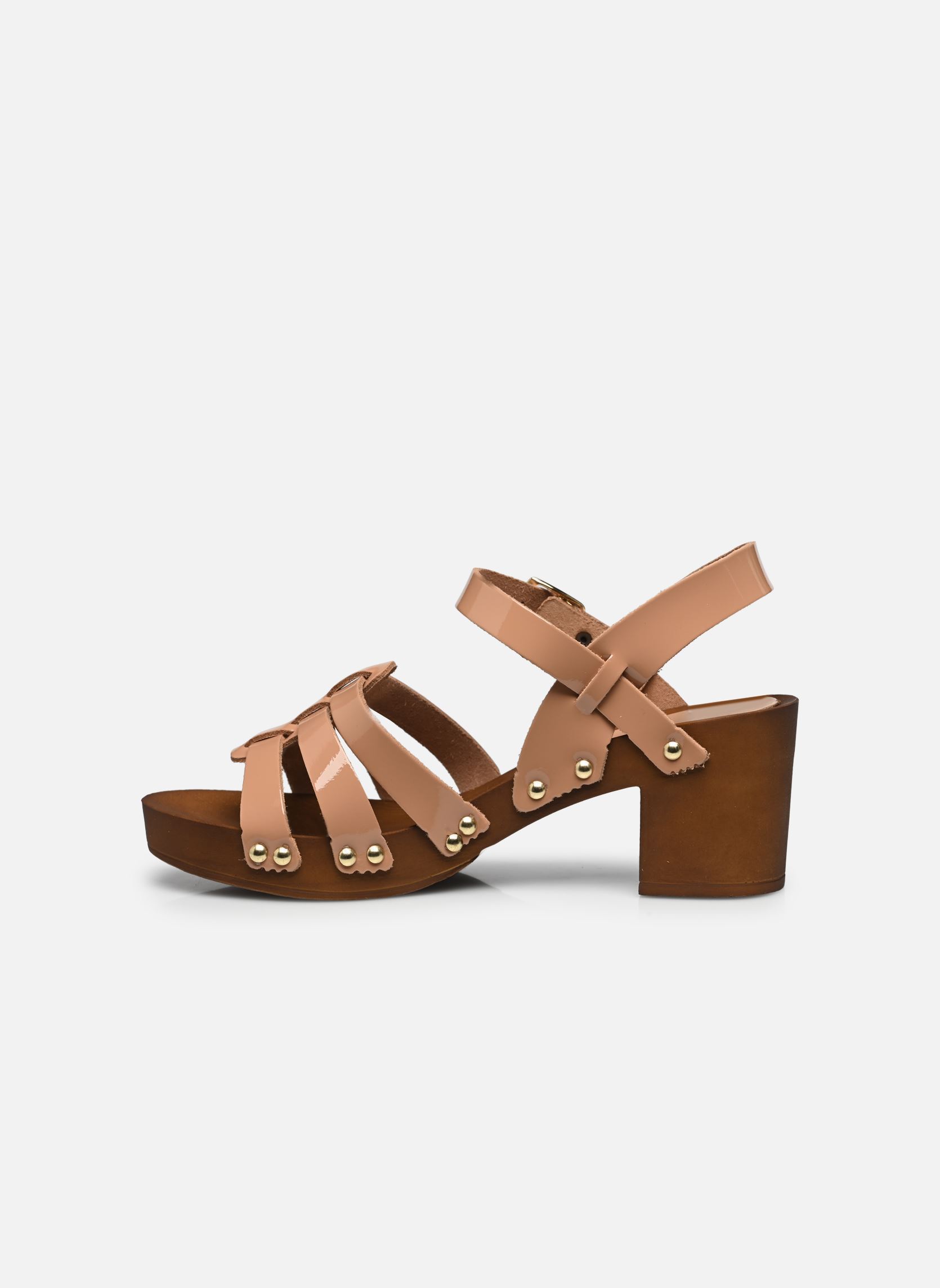 Sandalias POLLY mujer beige Les Tropéziennes par M Belarbi Sandalias POLLY mujer beige Nude Vernis
