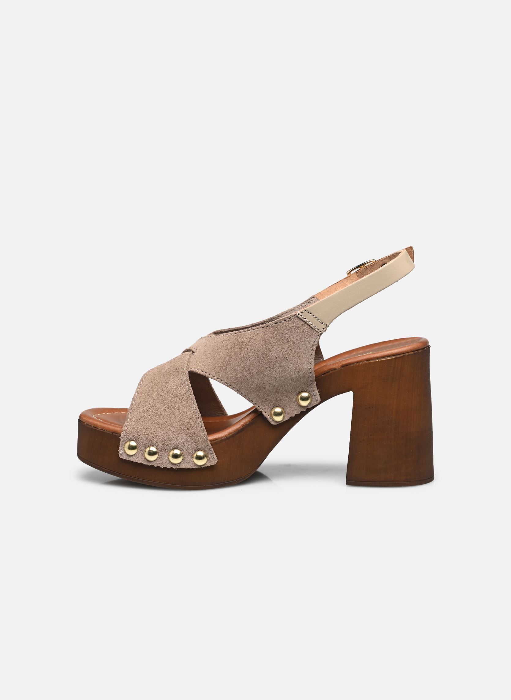 Sandales PENN femme beige Les Tropéziennes par M Belarbi Sandales PENN femme beige Taupe