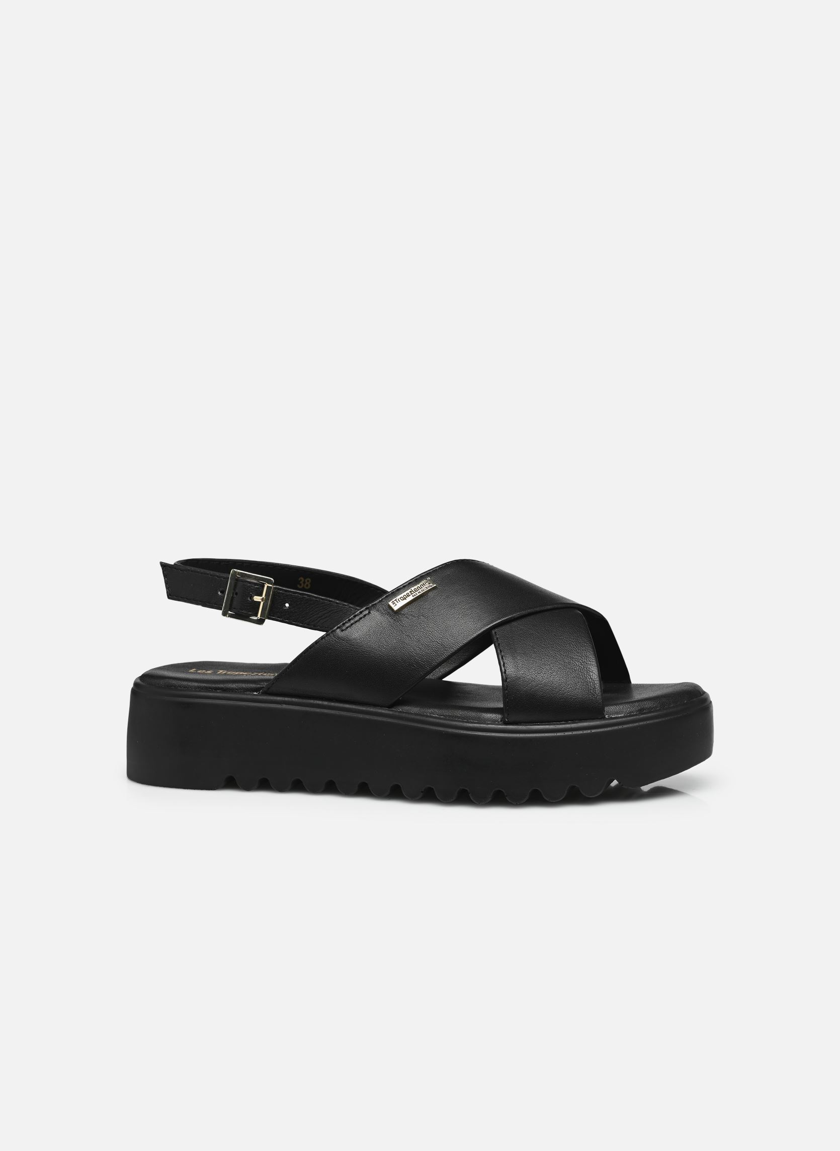 Platte sandalen DORINE dames zwart Les Tropéziennes par M Belarbi Platte sandalen DORINE dames zwart NOIR