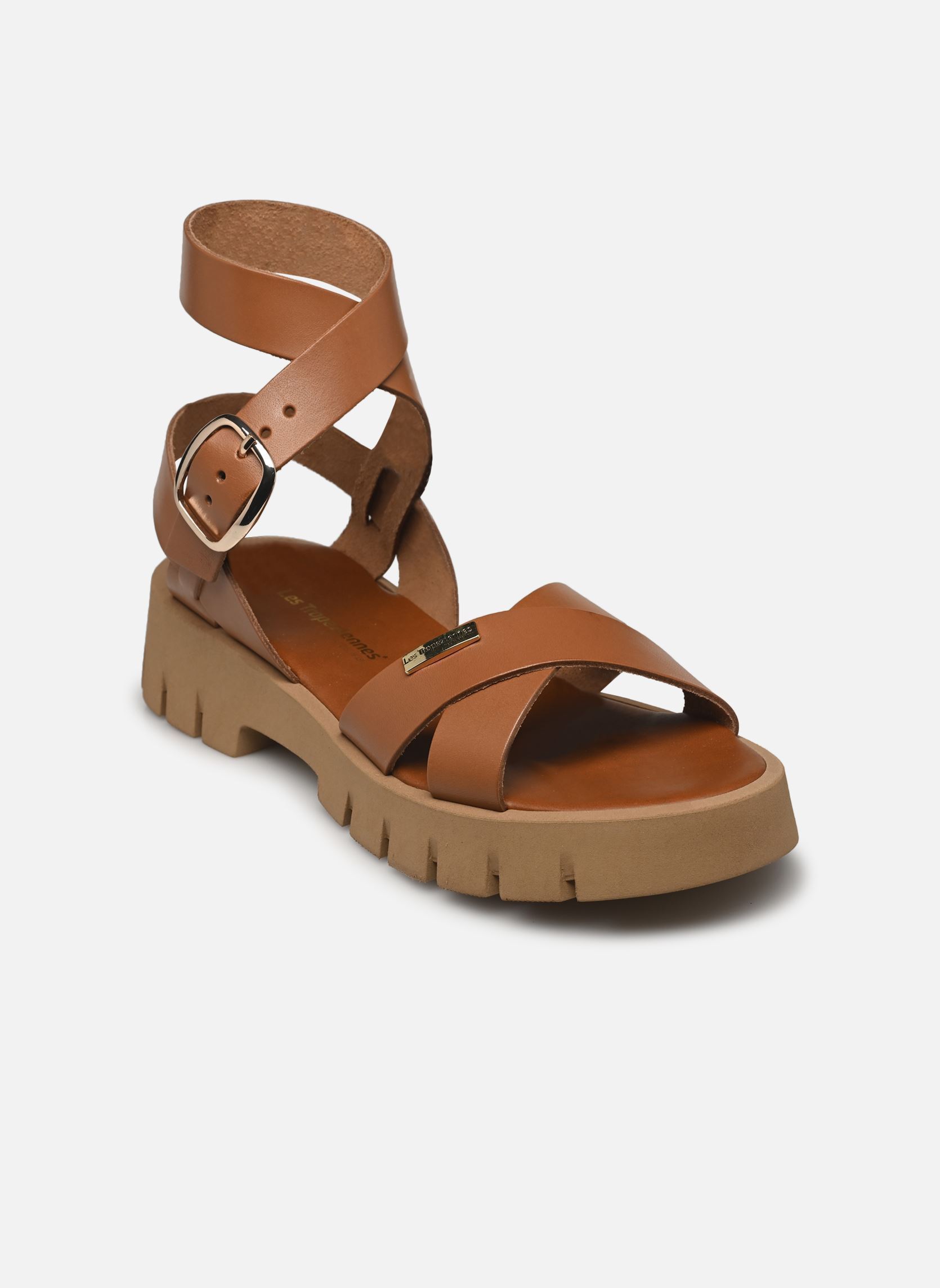 Keil- und Plateausandalen TIANA damen braun Les Tropéziennes par M Belarbi Keil- und Plateausandalen TIANA damen braun TAN