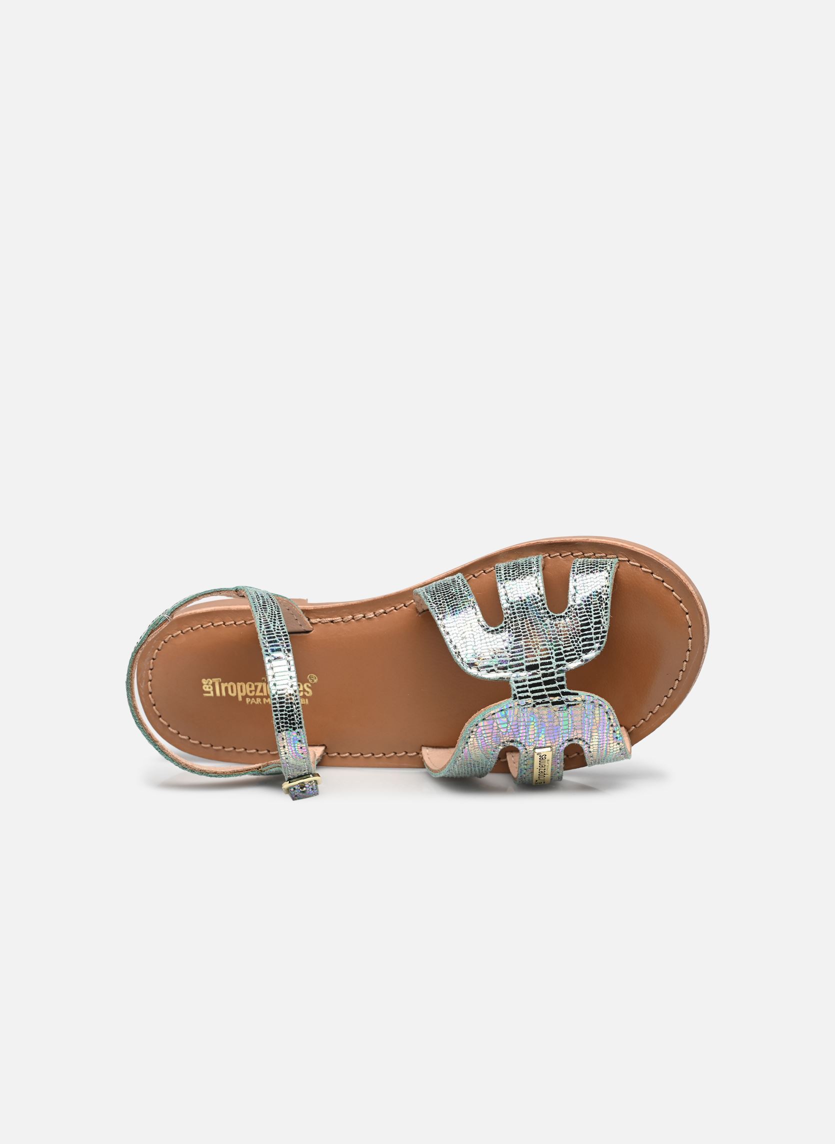 Sandales BAMIA fille bleu Les Tropéziennes par M Belarbi Sandales BAMIA fille bleu BLEU HOLOGRAM
