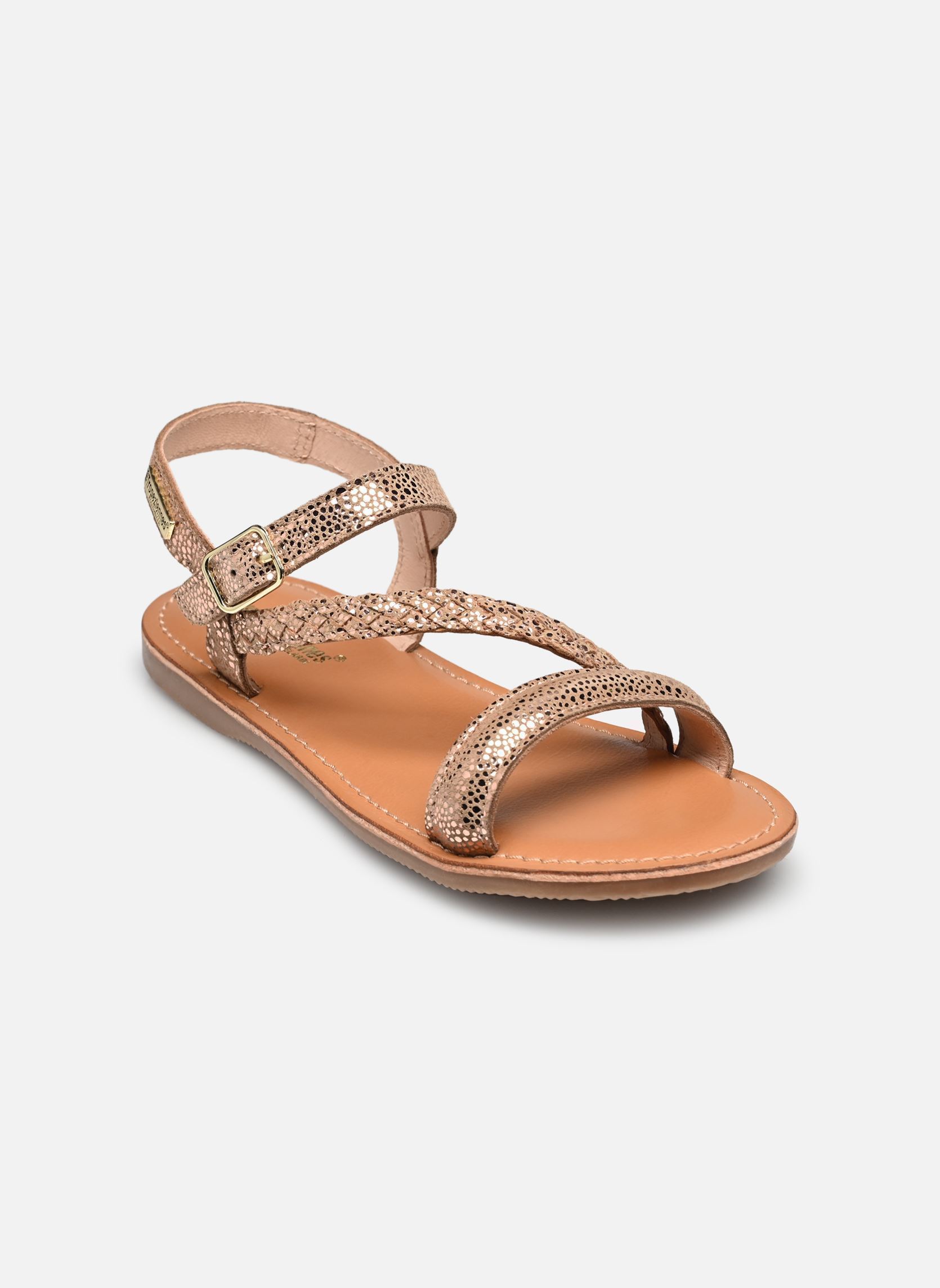 Sandalen BELUGA mädchen gold und bronze Les Tropéziennes par M Belarbi Sandalen BELUGA mädchen gold und bronze ARGENT-BEIGE