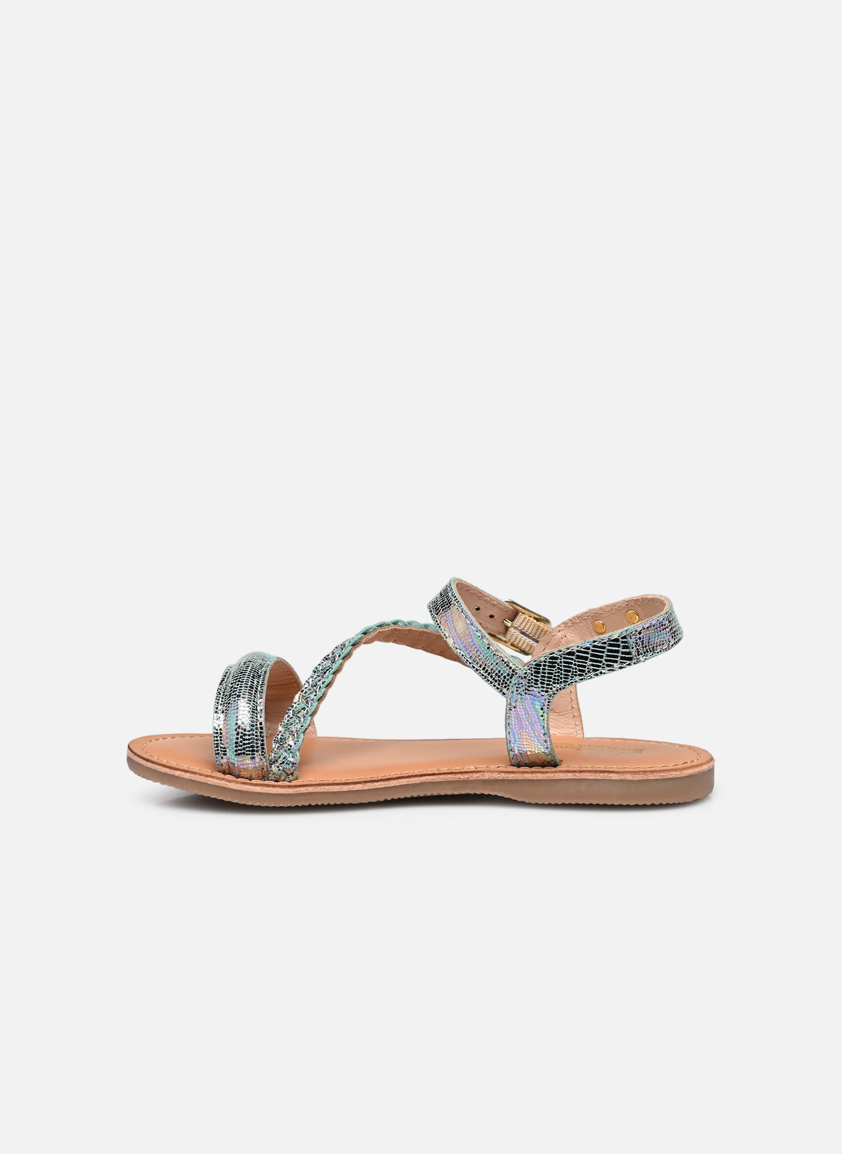 Sandales BELUGA fille bleu Les Tropéziennes par M Belarbi Sandales BELUGA fille bleu BLEU HOLOGRAM