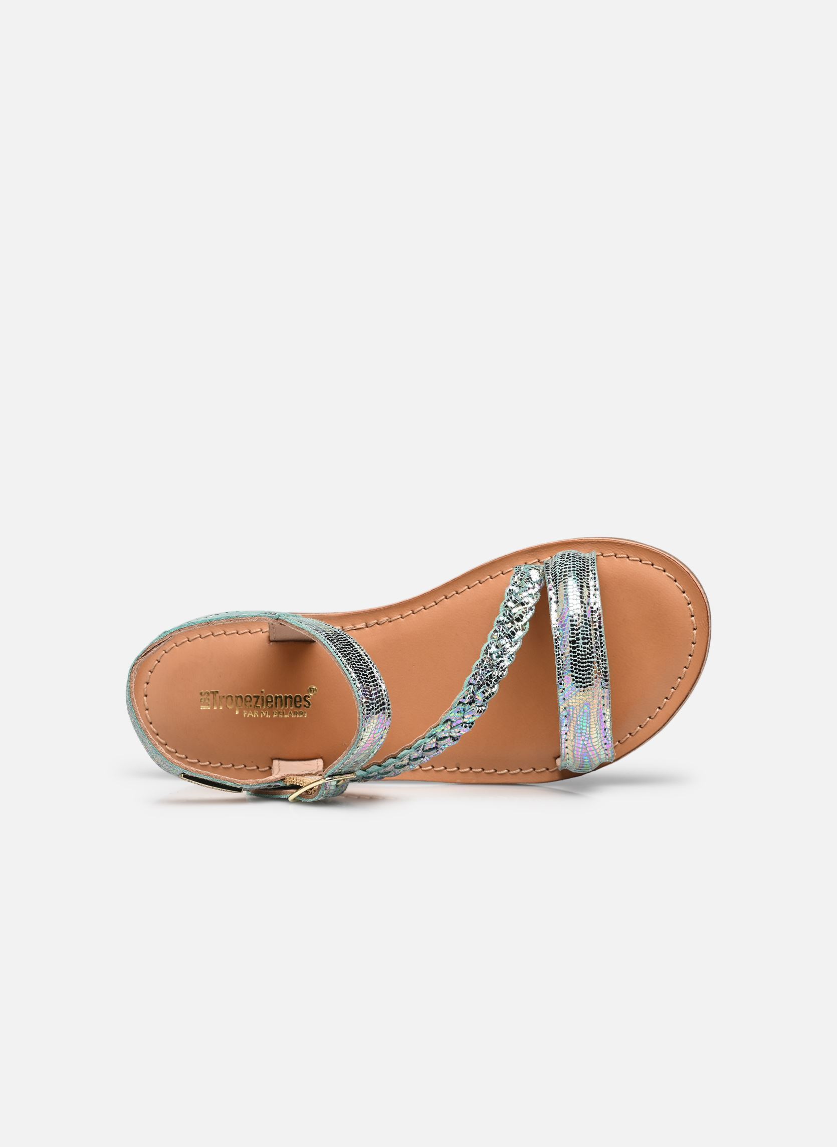 Sandales BELUGA fille bleu Les Tropéziennes par M Belarbi Sandales BELUGA fille bleu BLEU HOLOGRAM