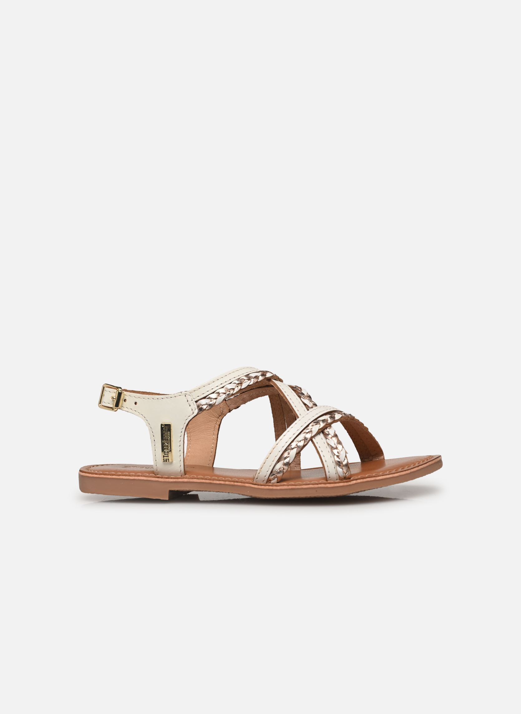 Sandales BOMONGO fille blanc Les Tropéziennes par M Belarbi Sandales BOMONGO fille blanc BLANC-OR