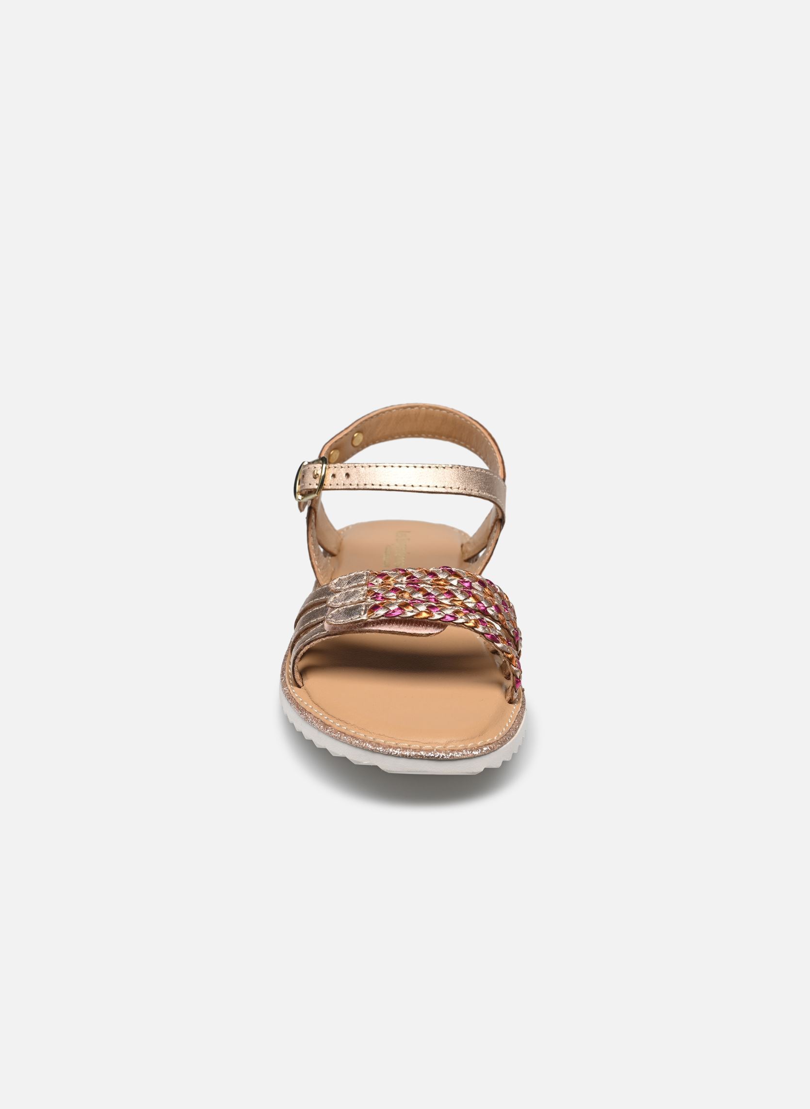 Sandali IOGA bambina argento Les Tropéziennes par M Belarbi Sandali IOGA bambina argento OR ROSE MULTI
