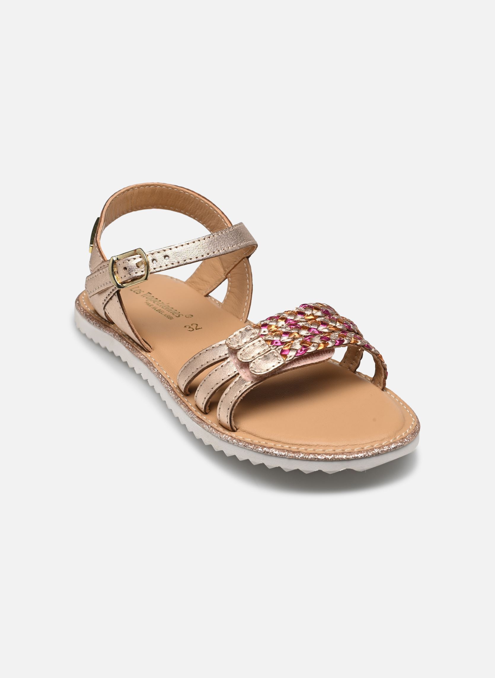 Sandali IOGA bambina argento Les Tropéziennes par M Belarbi Sandali IOGA bambina argento OR ROSE MULTI