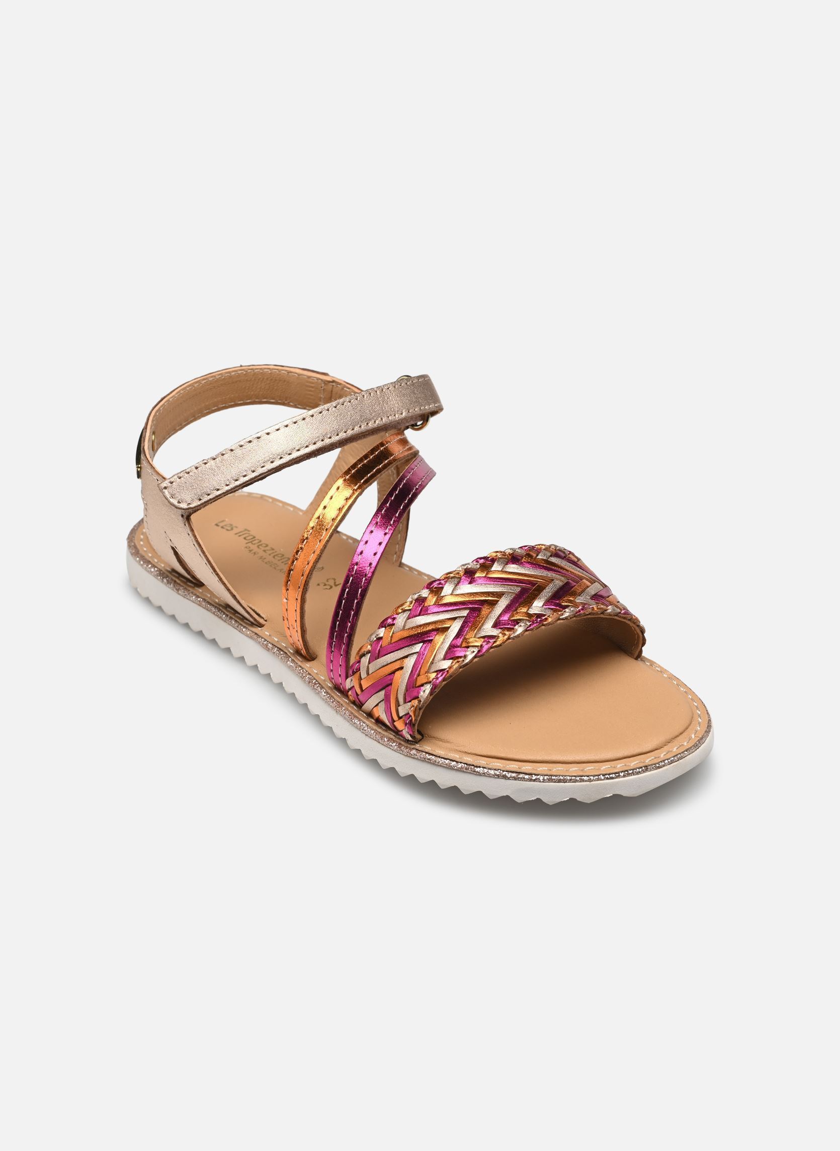Sandales IOGYM fille argent Les Tropéziennes par M Belarbi Sandales IOGYM fille argent OR ROSE MULTI