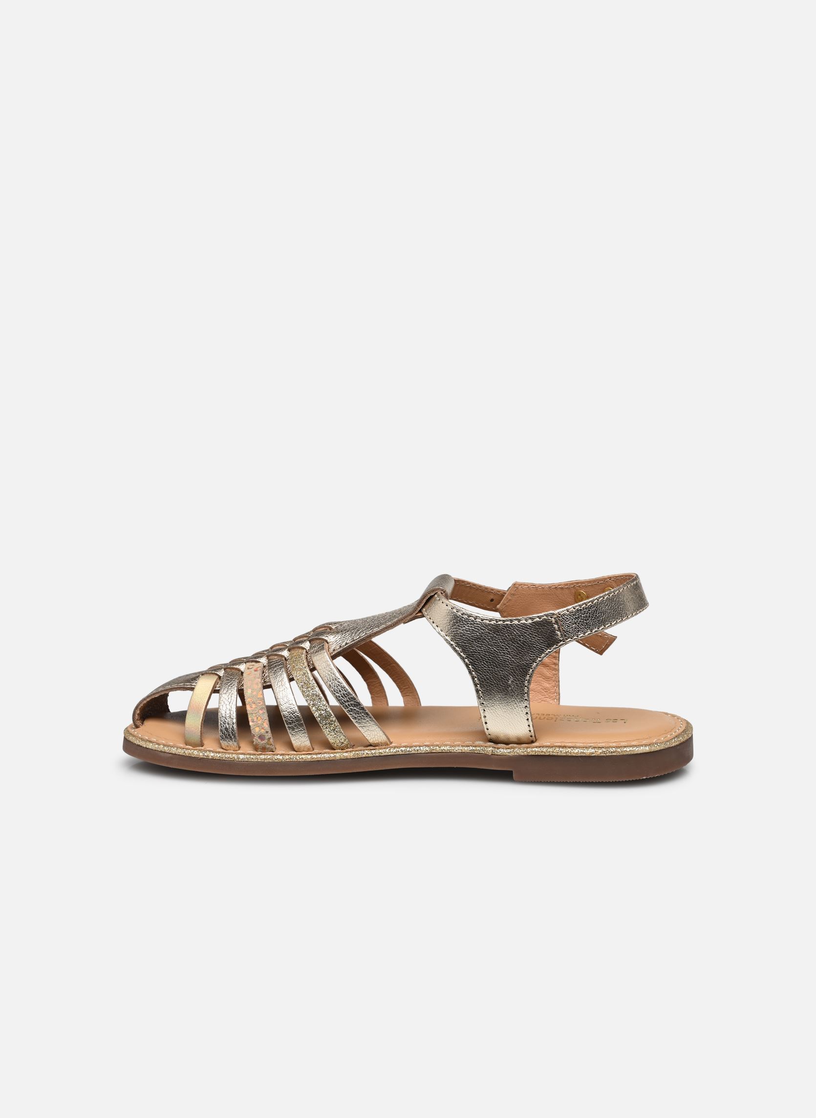 Sandalen IRINA mädchen gold und bronze Les Tropéziennes par M Belarbi Sandalen IRINA mädchen gold und bronze Or-Multi