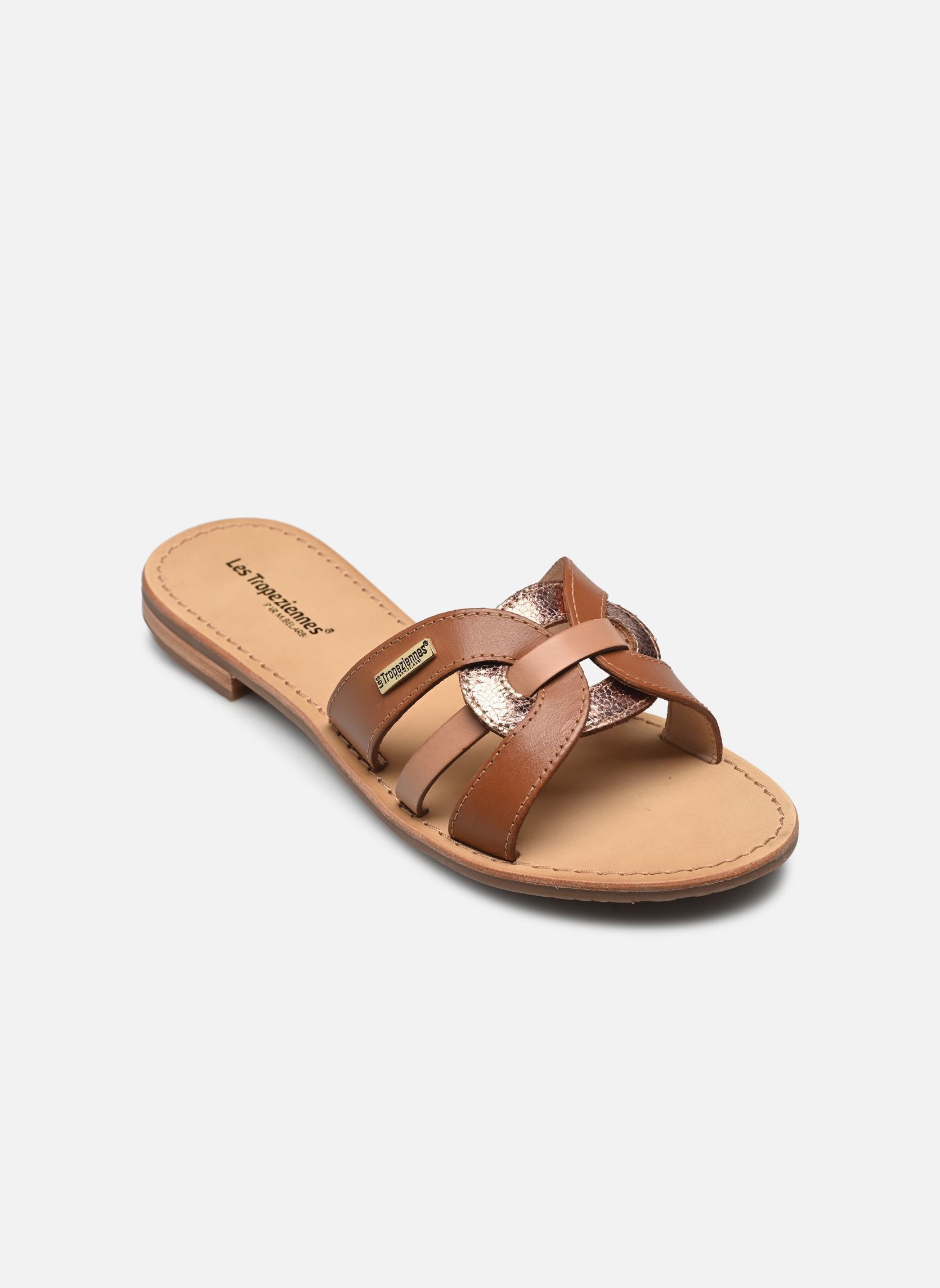 Zuecos y mules HAMSUKO mujer marrón Les Tropéziennes par M Belarbi Zuecos y mules HAMSUKO mujer marrón TAN-MULTI