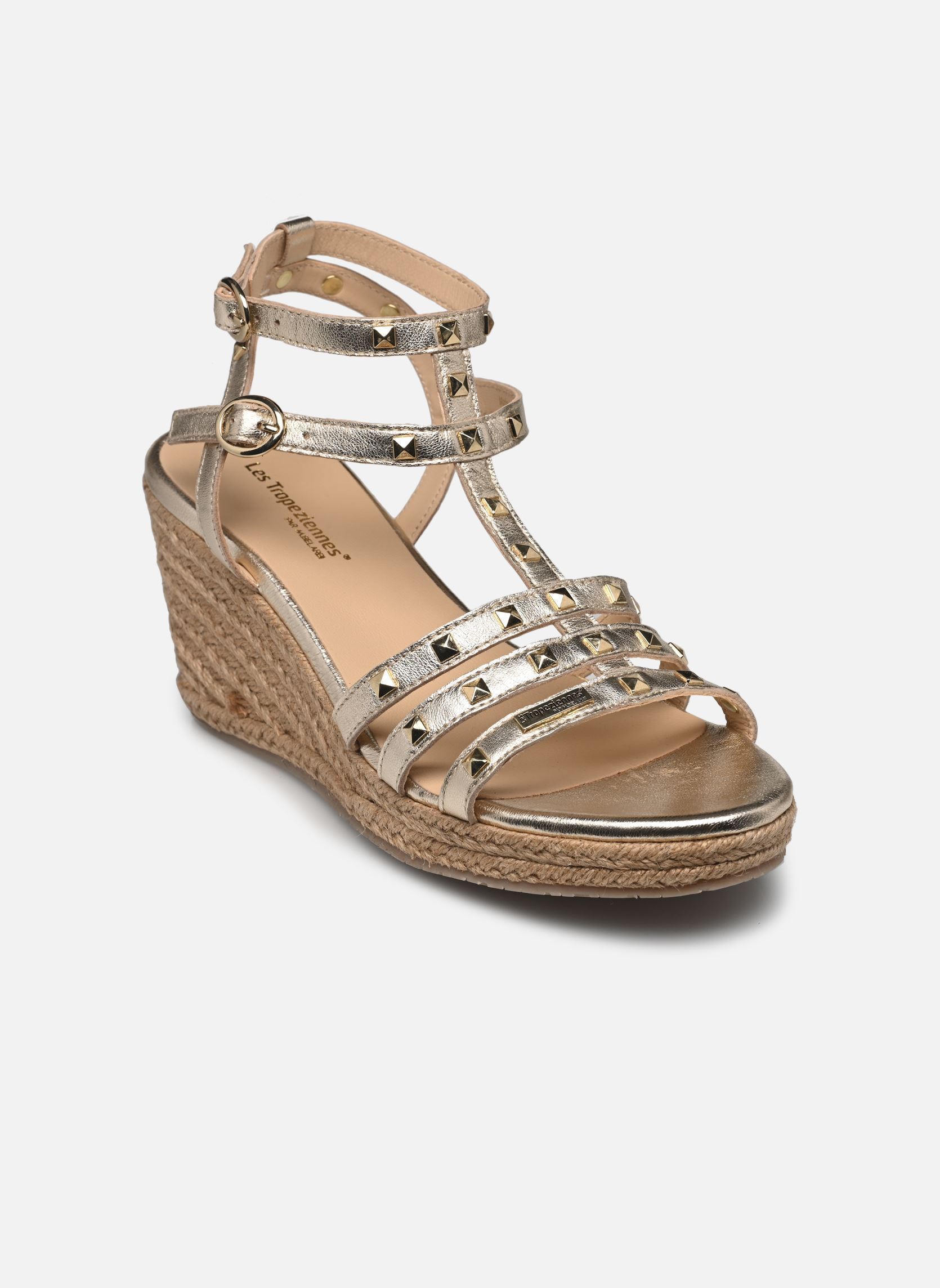 Sandali con zeppa e plateau LILI donna oro e bronzo Les Tropéziennes par M Belarbi Sandali con zeppa e plateau LILI donna oro e bronzo OR
