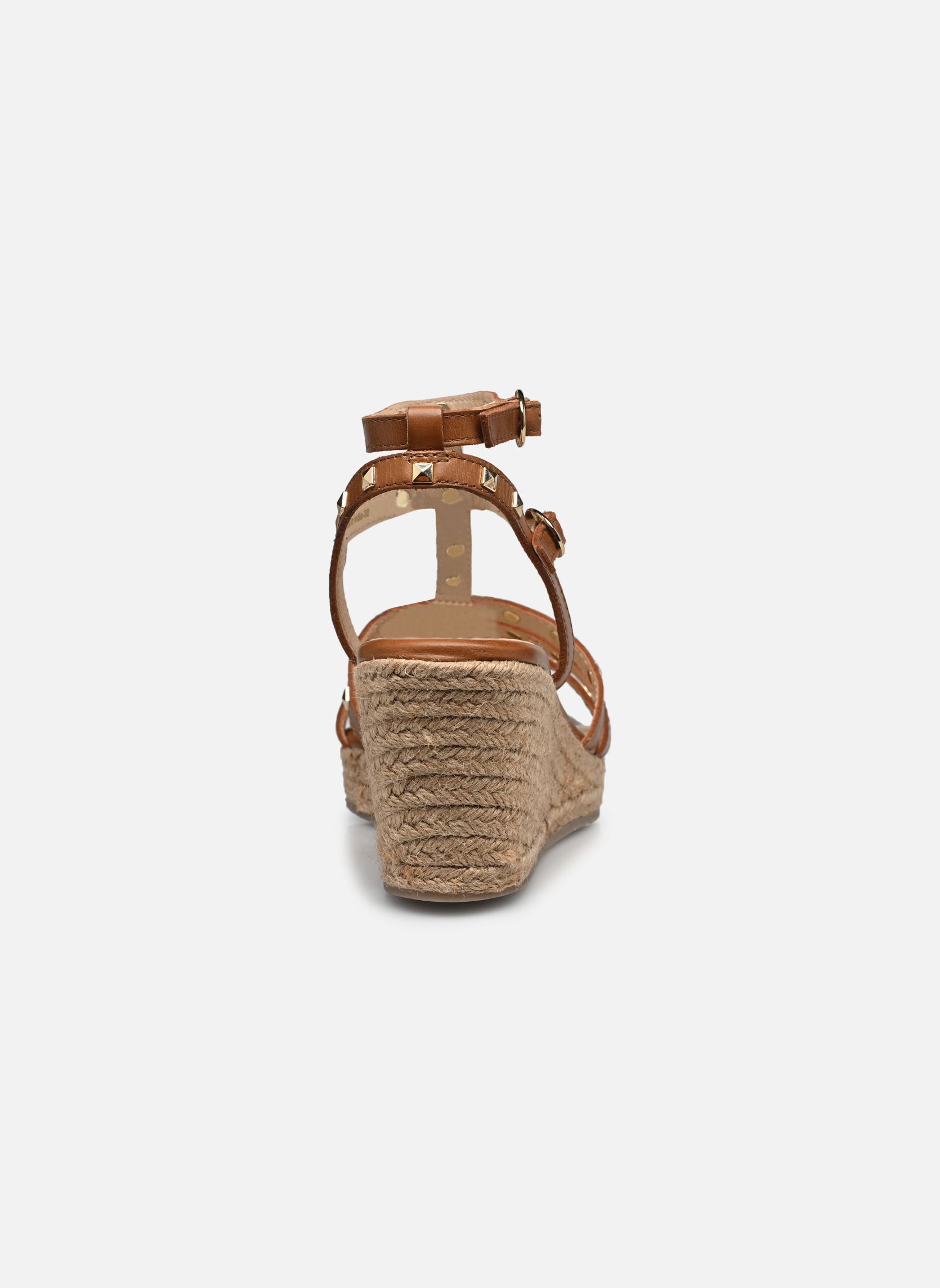 Sandales compensées et plateformes LILI femme marron Les Tropéziennes par M Belarbi Sandales compensées et plateformes LILI femme marron TAN