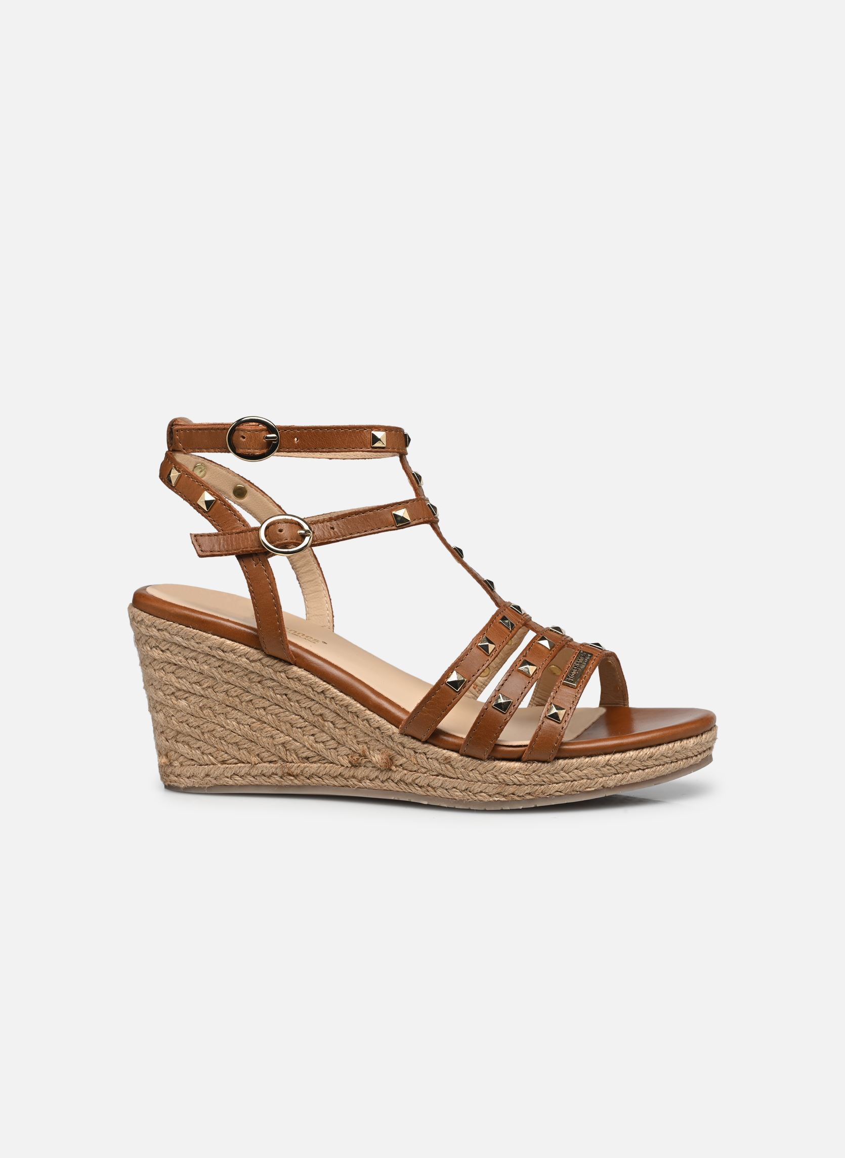 Sandales compensées et plateformes LILI femme marron Les Tropéziennes par M Belarbi Sandales compensées et plateformes LILI femme marron TAN