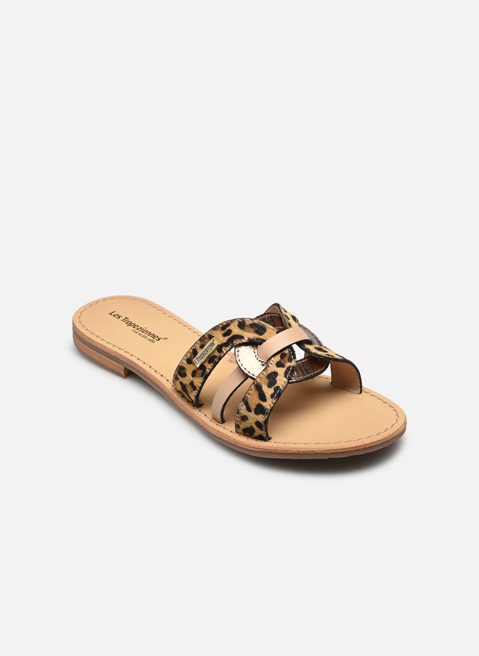 Pantoletten und Clogs HAMSUKOPO damen beige Les Tropéziennes par M Belarbi Pantoletten und Clogs HAMSUKOPO damen beige LEOPARD MULTI