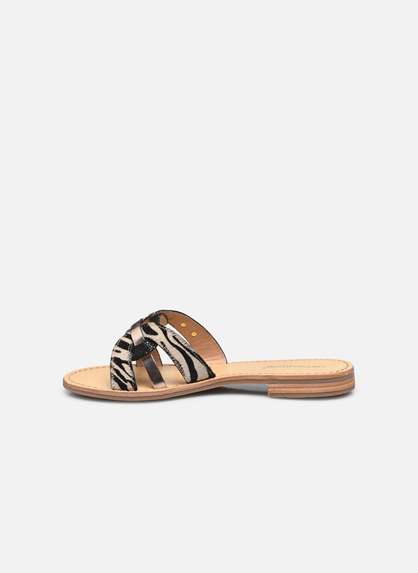 Mules et sabots HAMSUKOPO femme blanc Les Tropéziennes par M Belarbi Mules et sabots HAMSUKOPO femme blanc ZEBRE MULTI