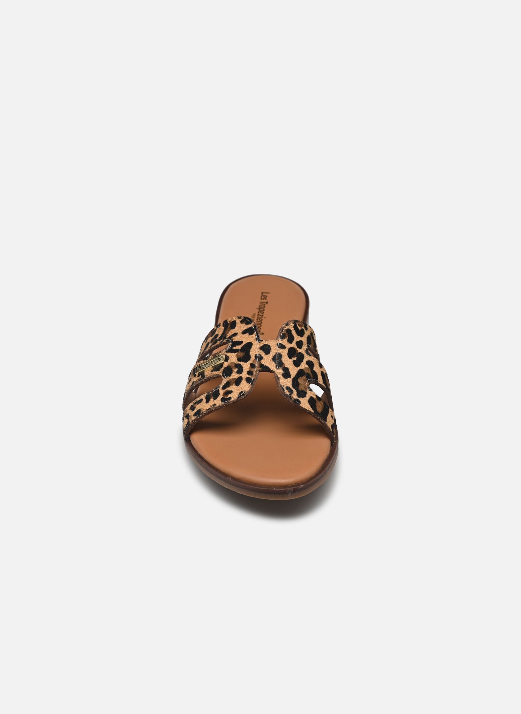 Pantoletten und Clogs HAMIGAPO damen beige Les Tropéziennes par M Belarbi Pantoletten und Clogs HAMIGAPO damen beige LEOPARD