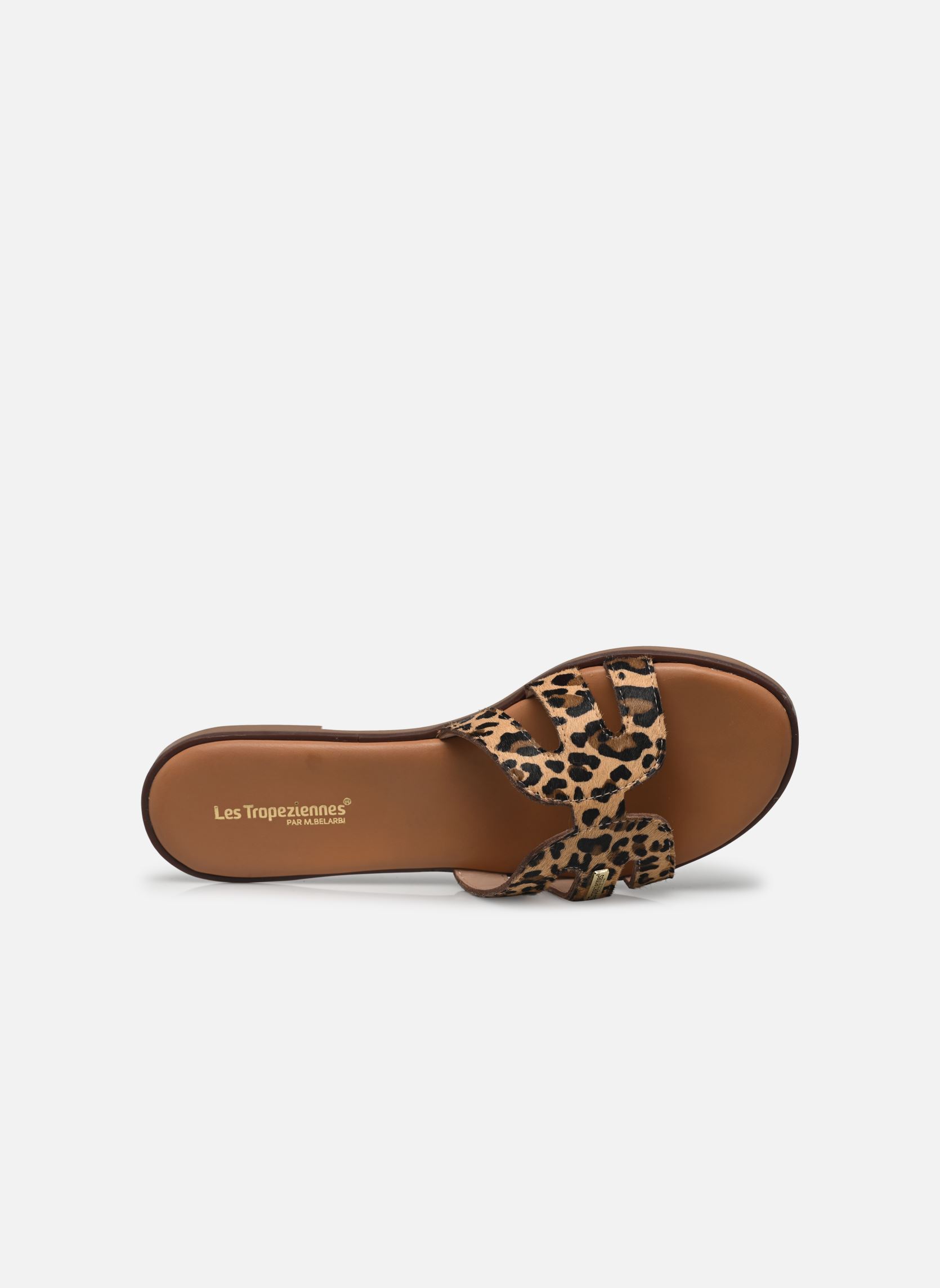 Pantoletten und Clogs HAMIGAPO damen beige Les Tropéziennes par M Belarbi Pantoletten und Clogs HAMIGAPO damen beige LEOPARD