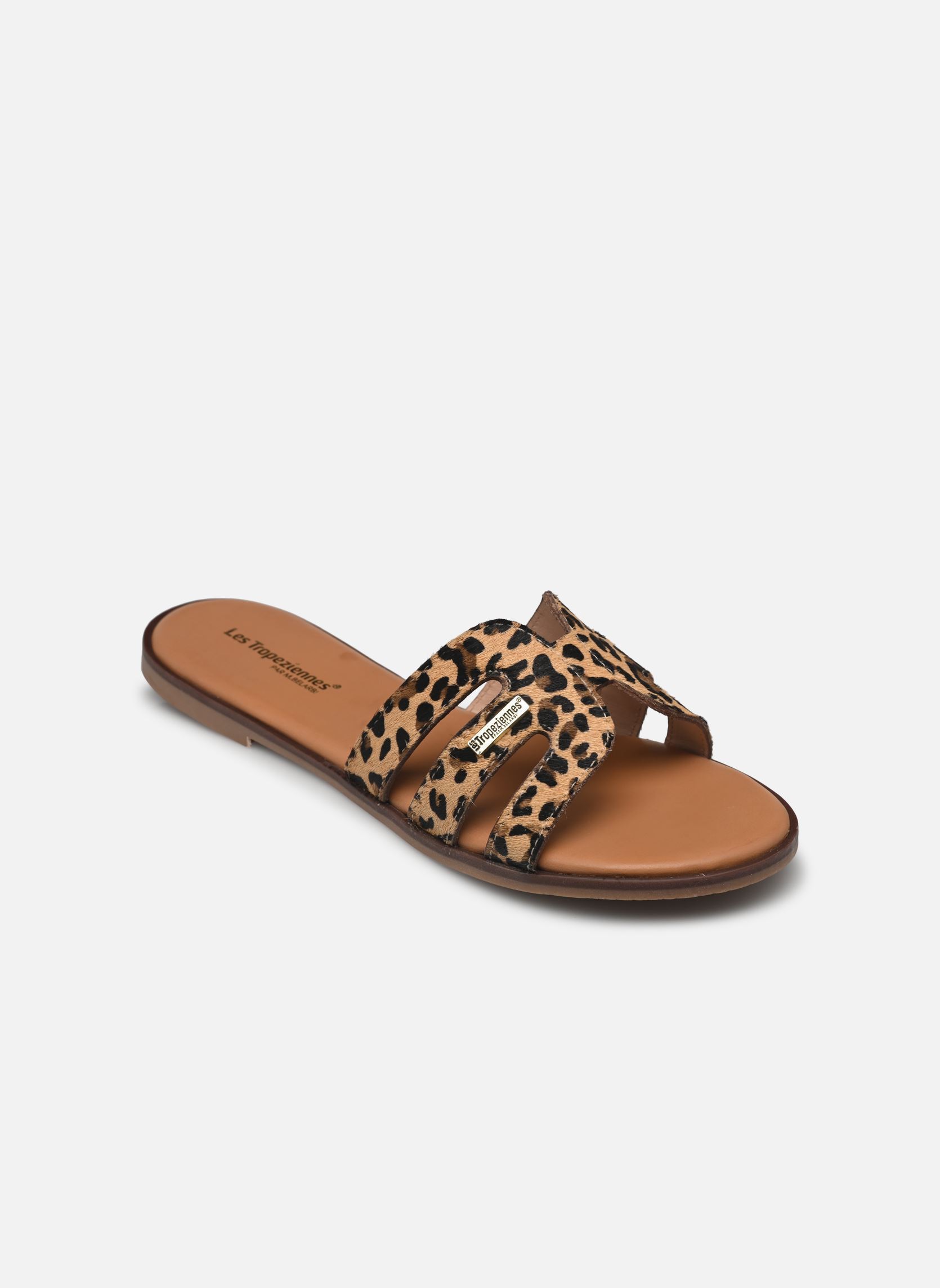 Pantoletten und Clogs HAMIGAPO damen beige Les Tropéziennes par M Belarbi Pantoletten und Clogs HAMIGAPO damen beige LEOPARD