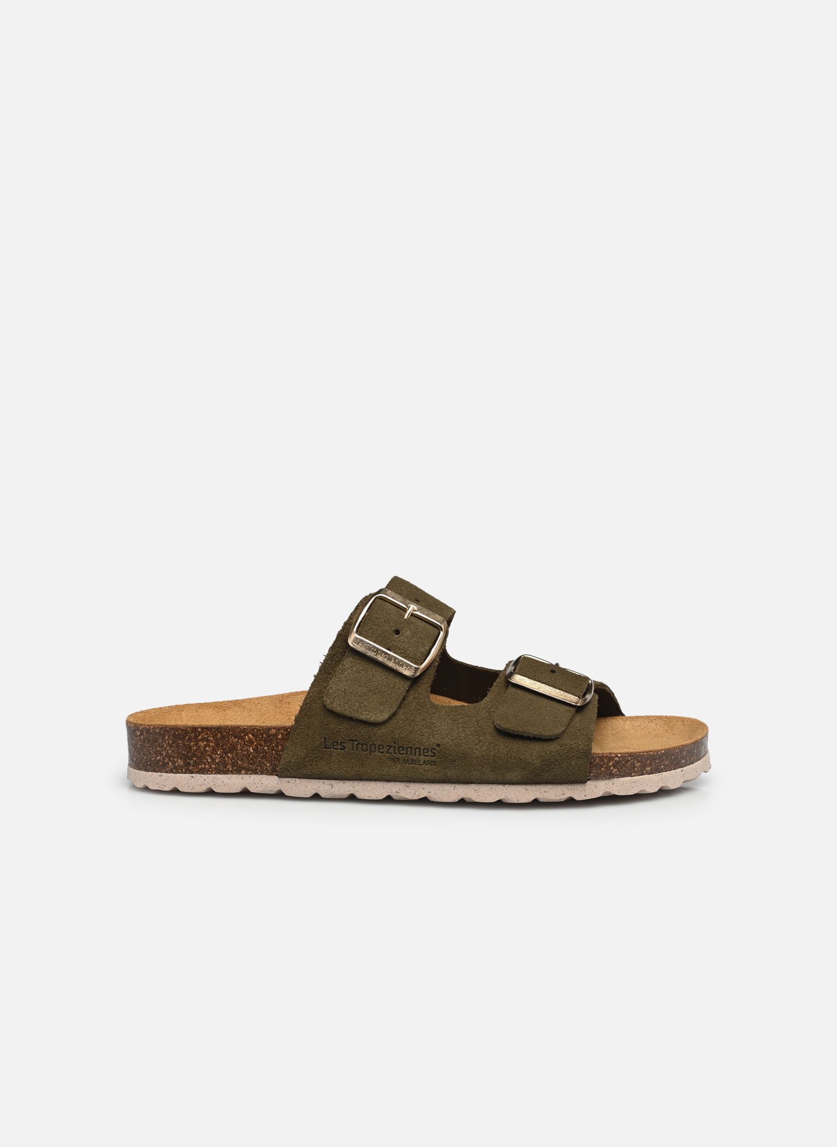 Mules et sabots ZATIX SUEDE femme vert Les Tropéziennes par M Belarbi Mules et sabots ZATIX SUEDE femme vert Kaki