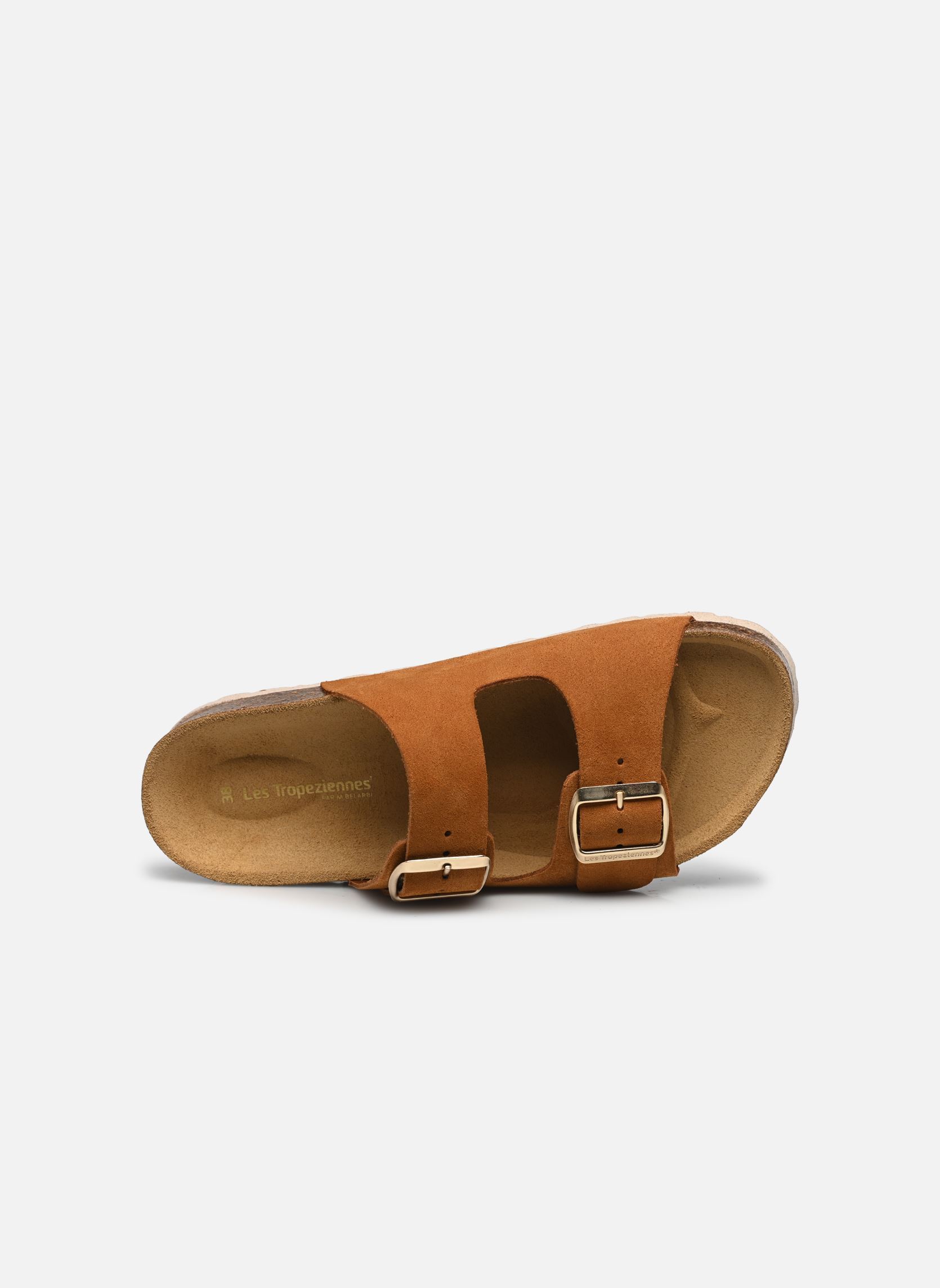 Pantoletten und Clogs ZATIX SUEDE damen braun Les Tropéziennes par M Belarbi Pantoletten und Clogs ZATIX SUEDE damen braun CAMEL