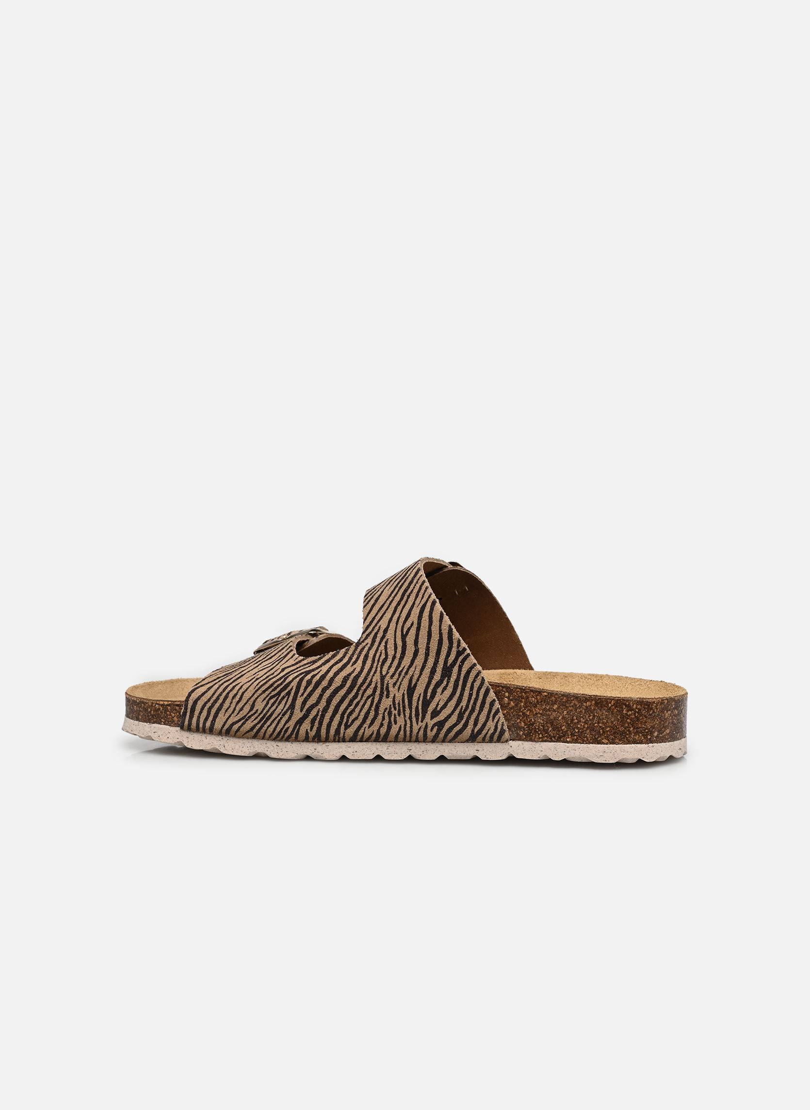 Mules et sabots ZATIX SUEDE femme marron Les Tropéziennes par M Belarbi Mules et sabots ZATIX SUEDE femme marron ZEBRE