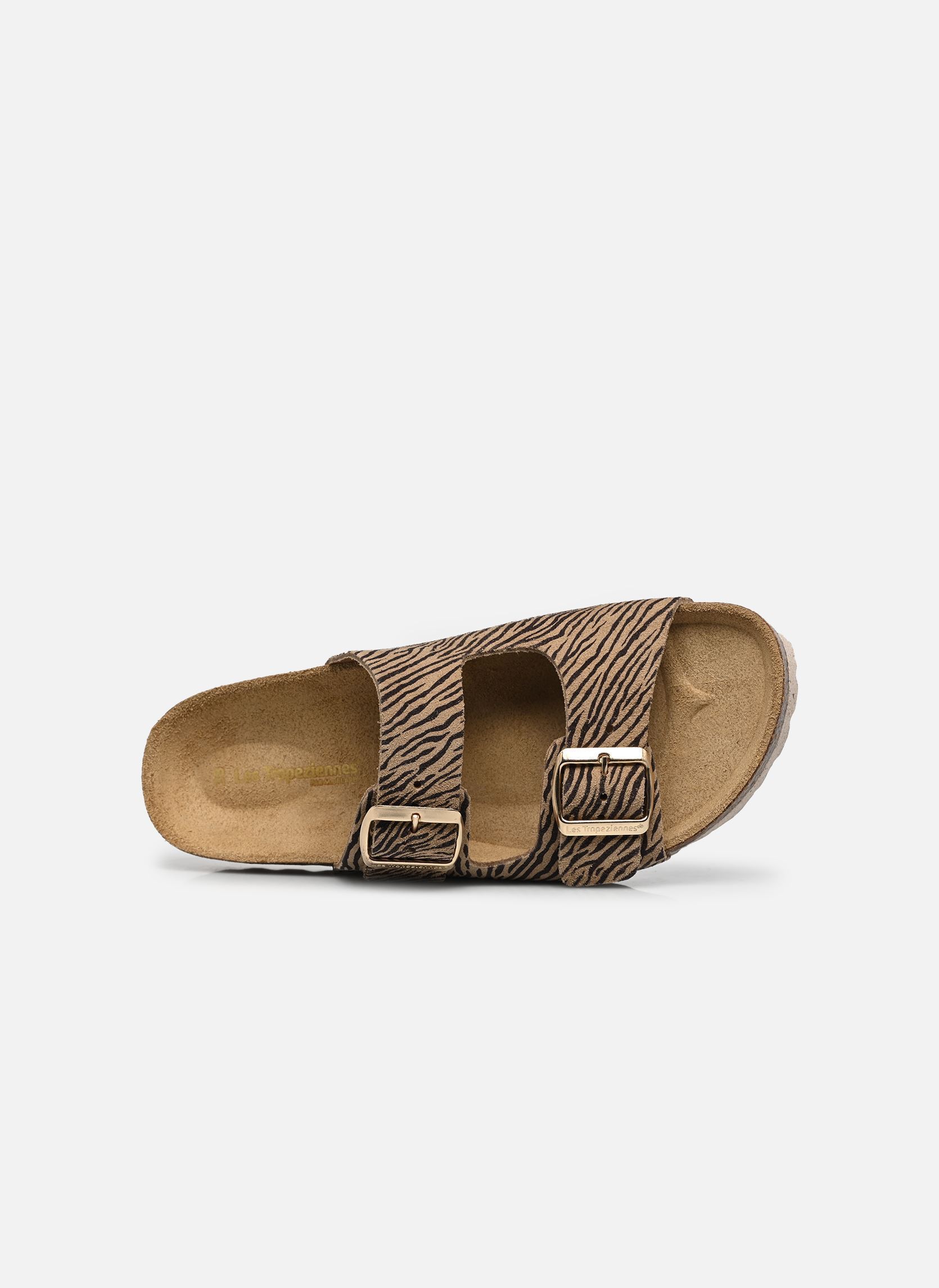 Mules et sabots ZATIX SUEDE femme marron Les Tropéziennes par M Belarbi Mules et sabots ZATIX SUEDE femme marron ZEBRE