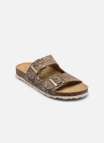 Mules et sabots ZATIX SUEDE femme marron