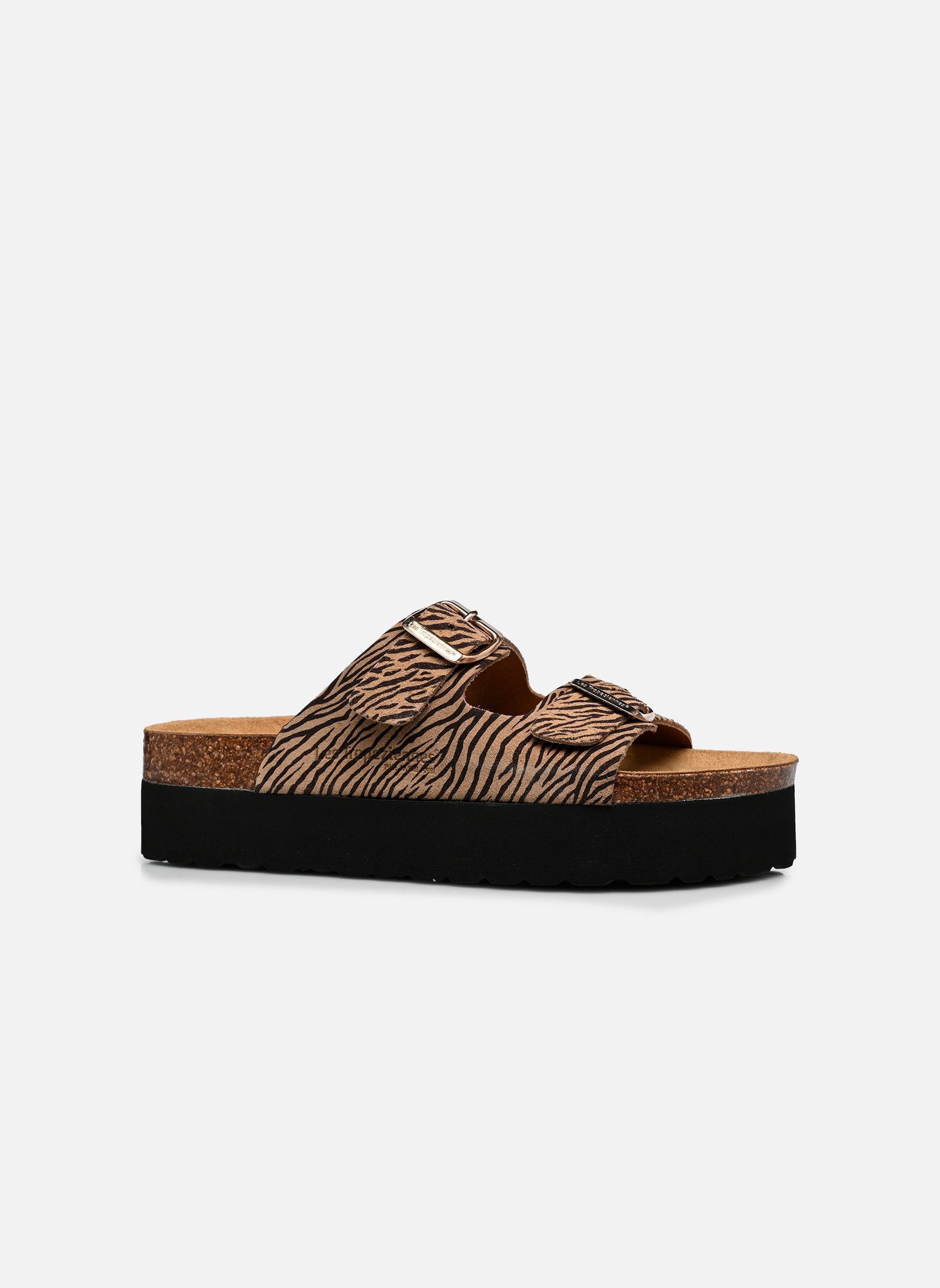 Pantoletten und Clogs ZATOP damen braun Les Tropéziennes par M Belarbi Pantoletten und Clogs ZATOP damen braun ZEBRE